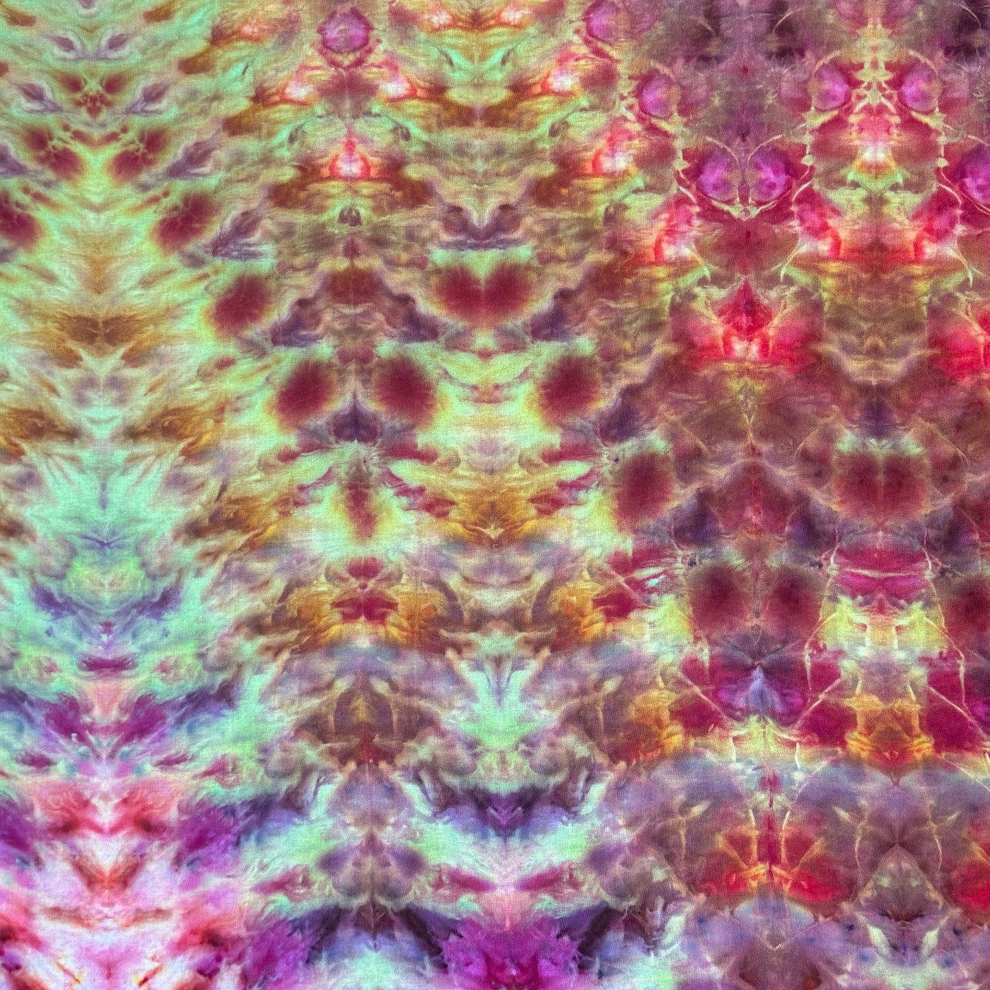 ice dyed cosmic glitch bandana