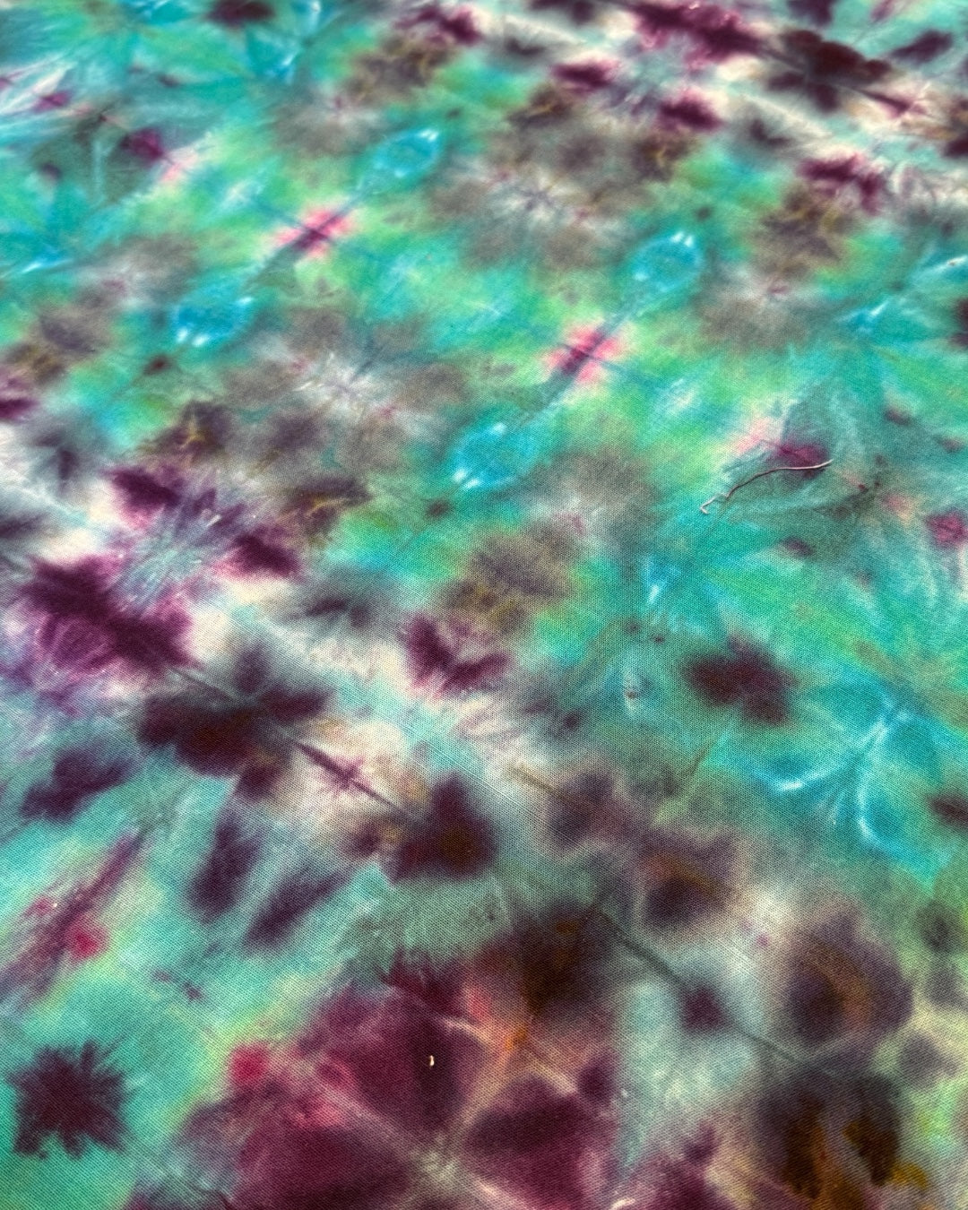 ice dyed avalon quad fold glitch bandana