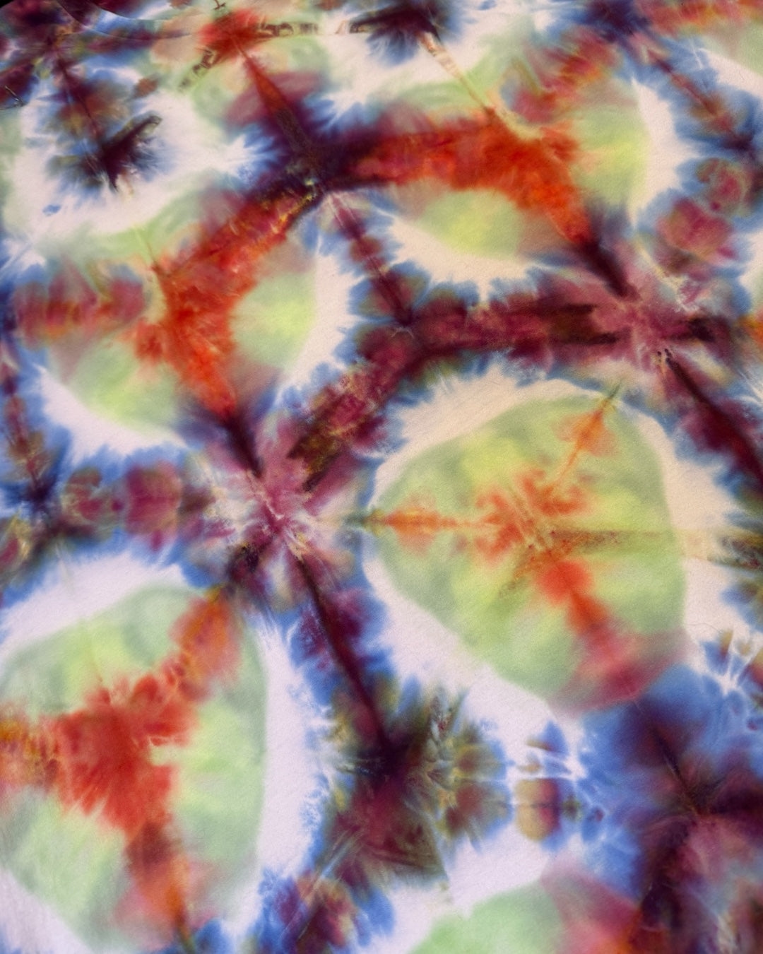 XXL - ice dyed glowing sekka shibori long sleeve tee