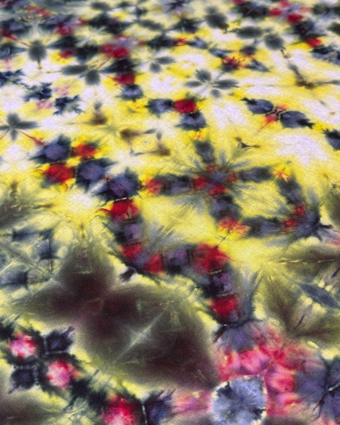 ice dyed glitchy bandana