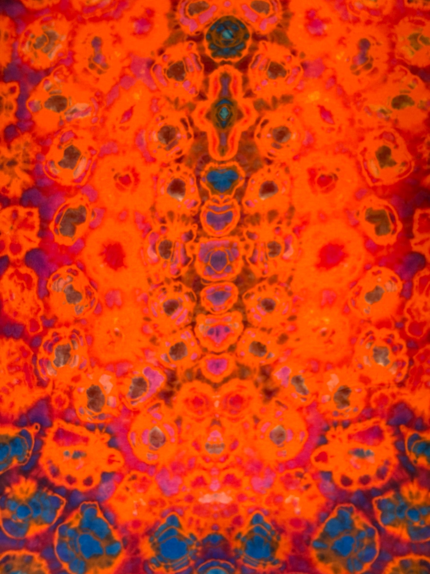 XL - orange reverse dyed kenney style tee