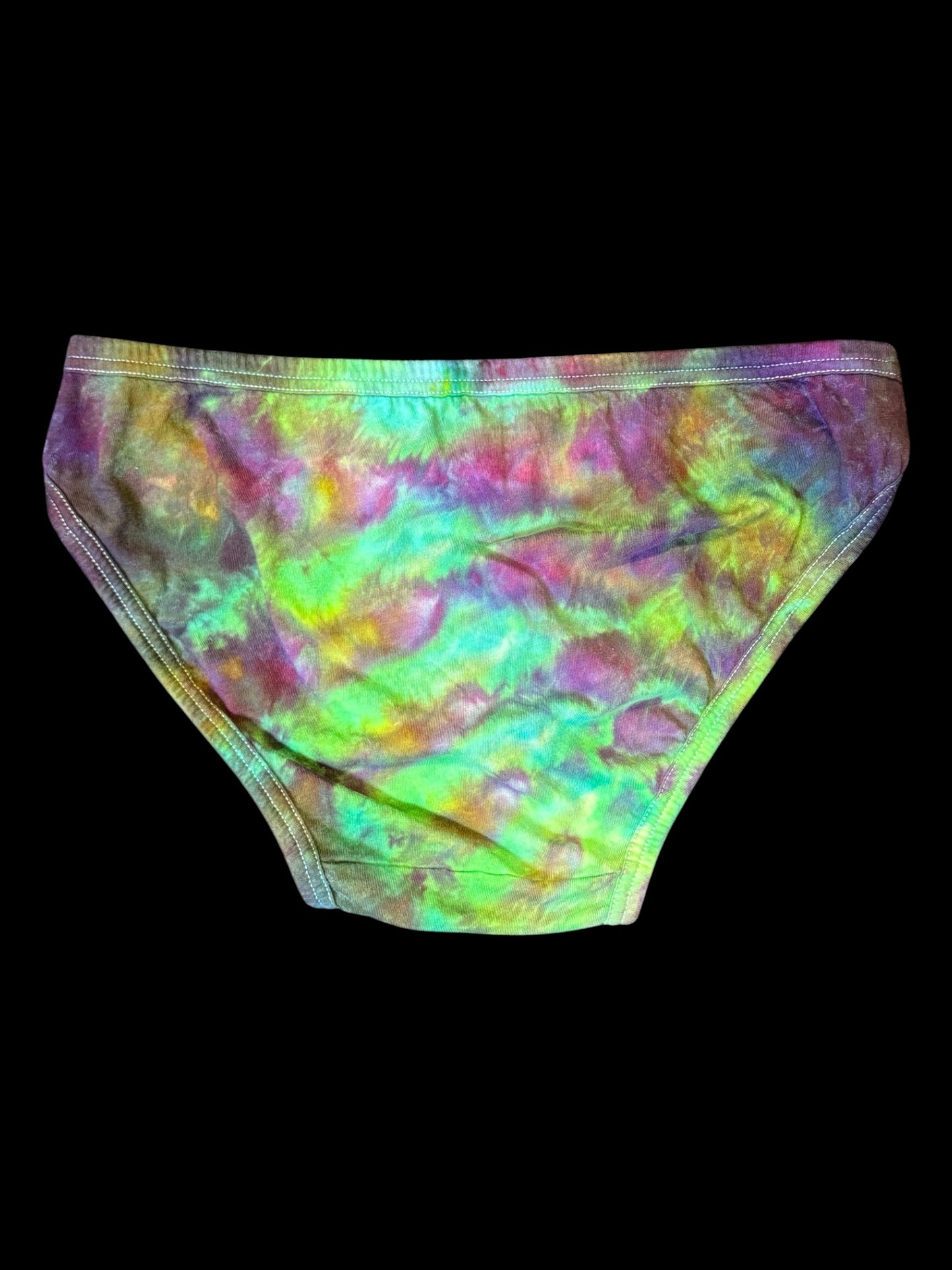 L - ice dyed cosmic rolled men’s bikini brief underwear