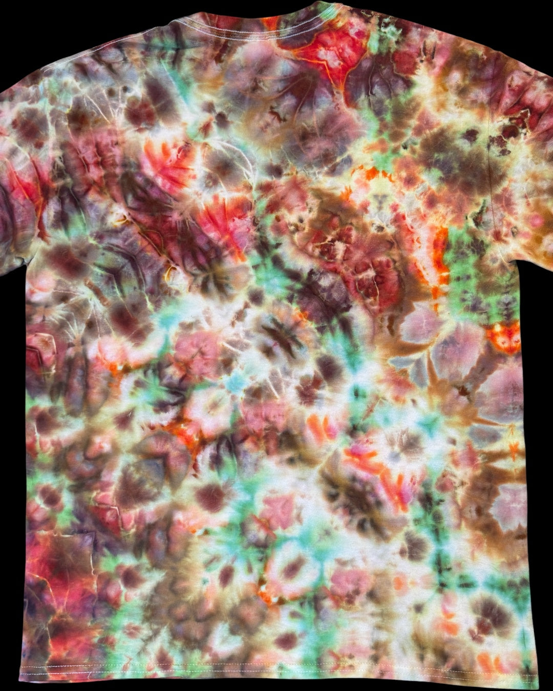 M - ice dyed cosmic glitch tee
