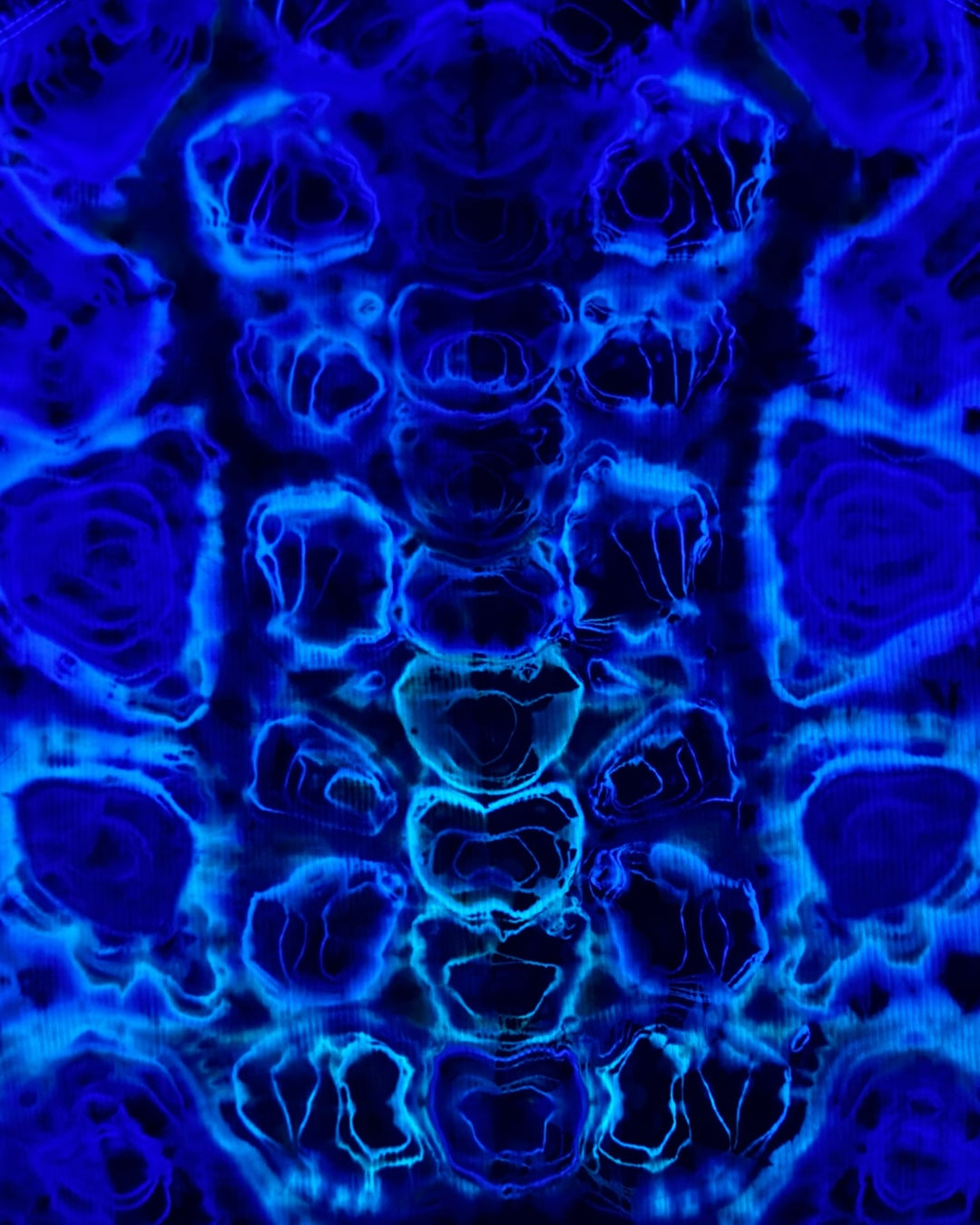 XL - glowing ice dyed kenney style wrestling singlet