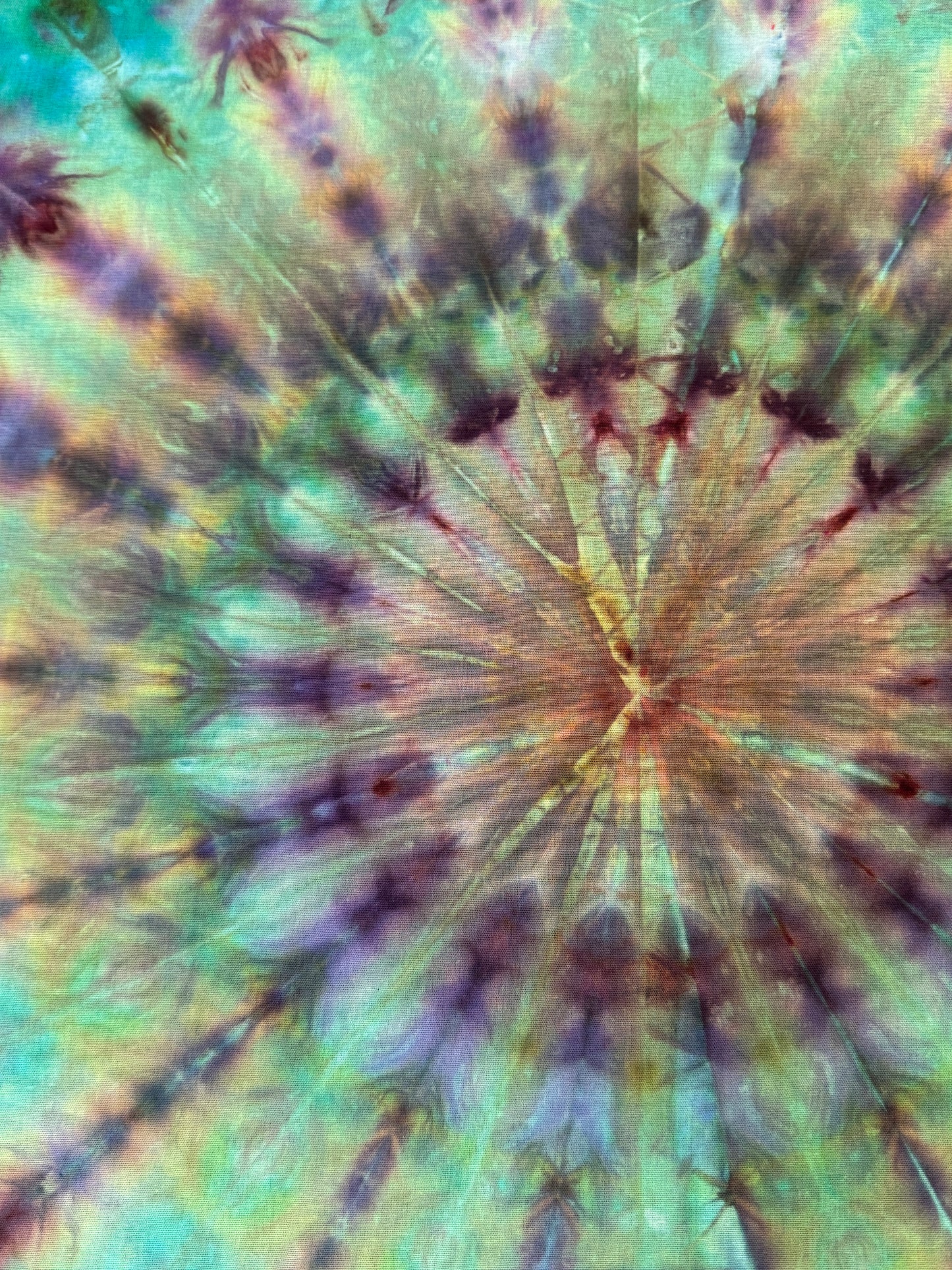 glowing ice dyed mandala bandana