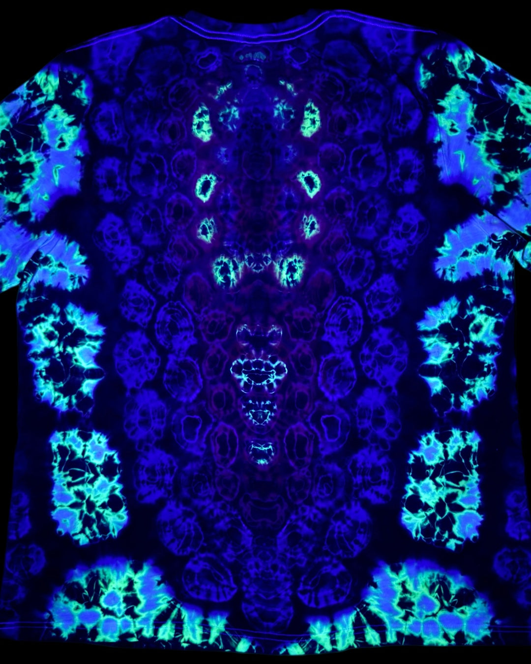 XL - rainbow arch glowing kenney style tee with kenney shield spine