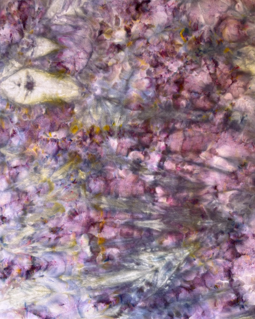 XXL - bubble ice dyed custom color red tide scrunch tee