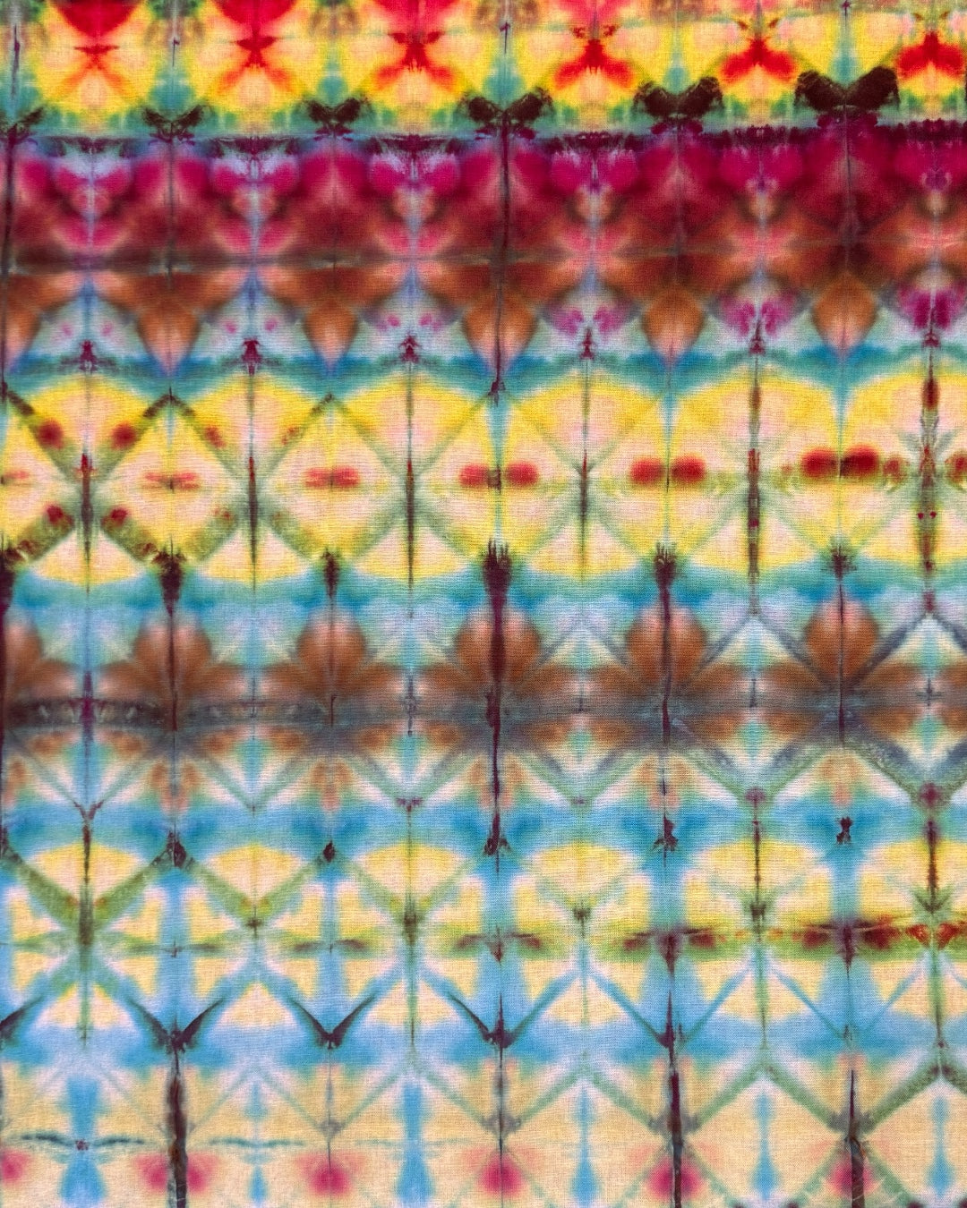 ice dyed shibori style bandana