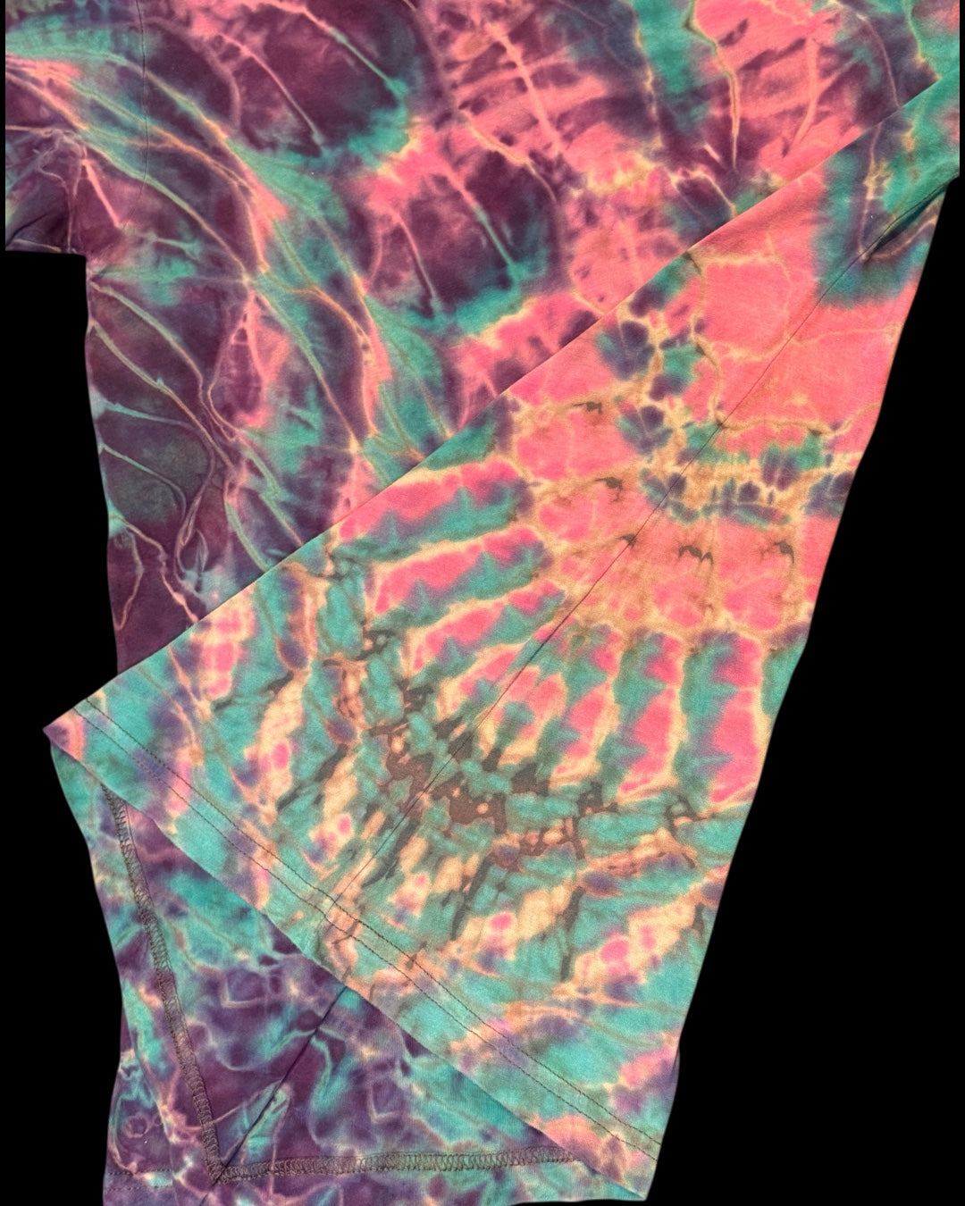 S - grey reverse dyed cosmic rolled tee