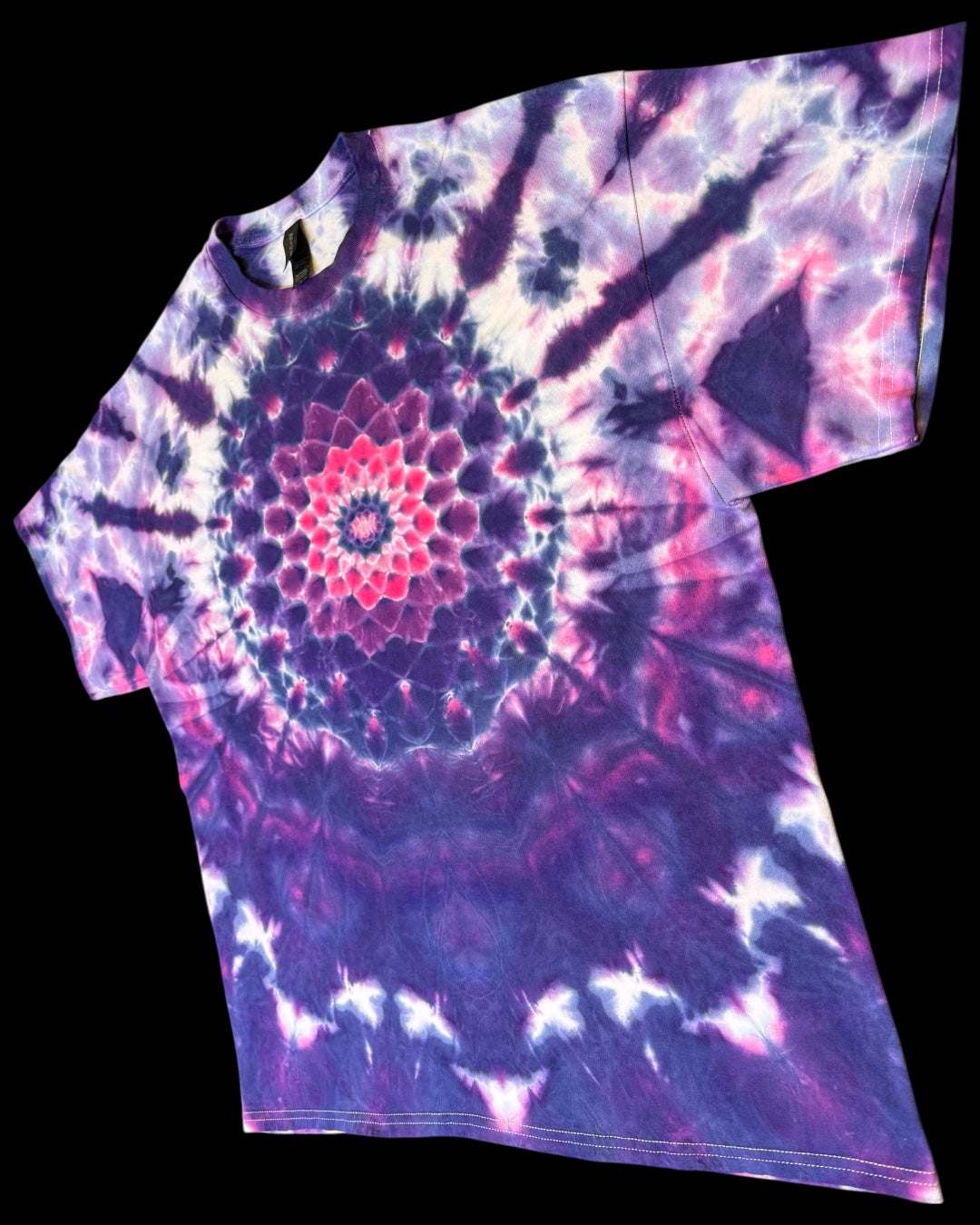 XL - purple and pink mandala tee