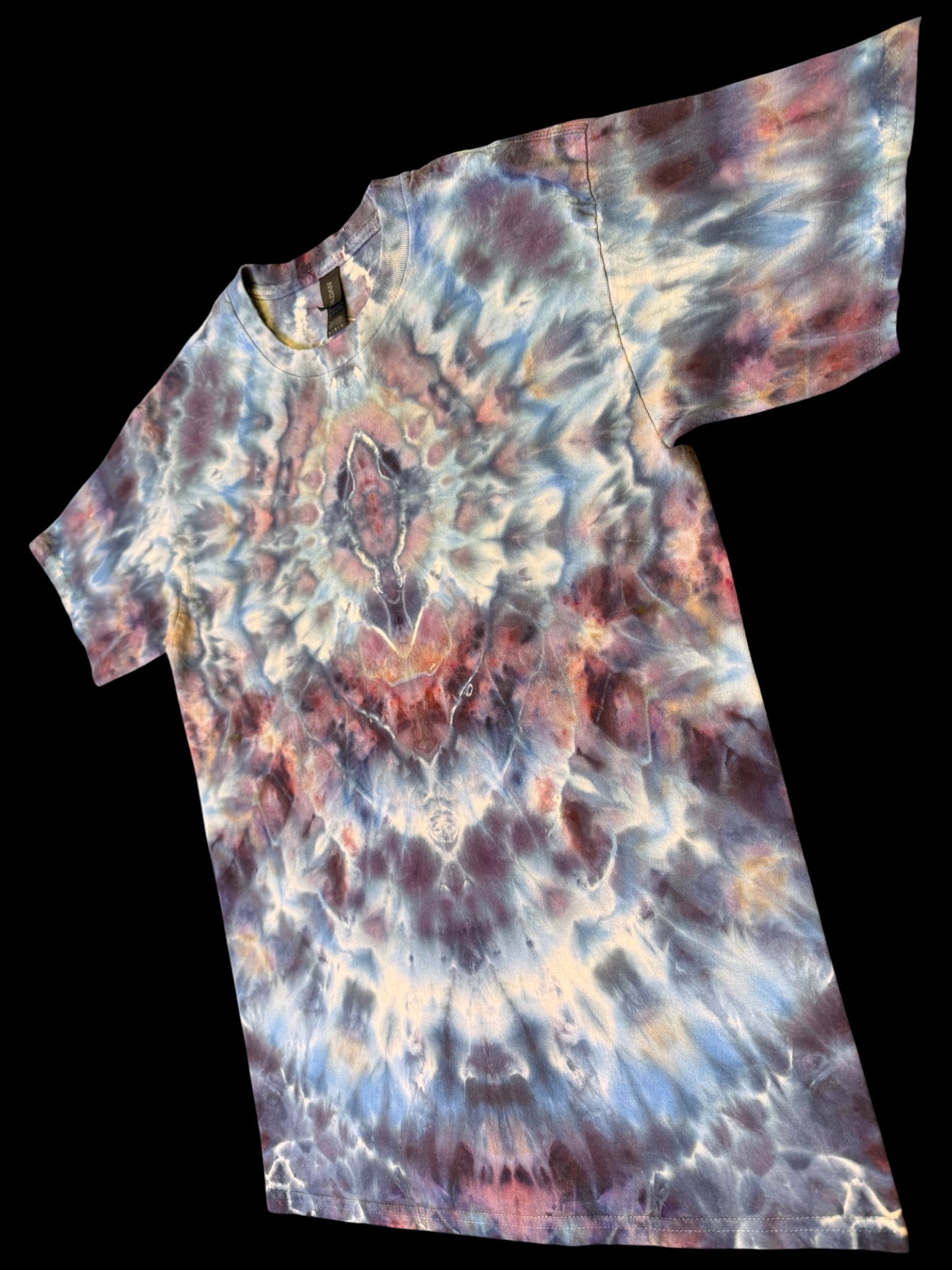 M - ice dyed interstellar snow maiden mirrored cosmic roll tee