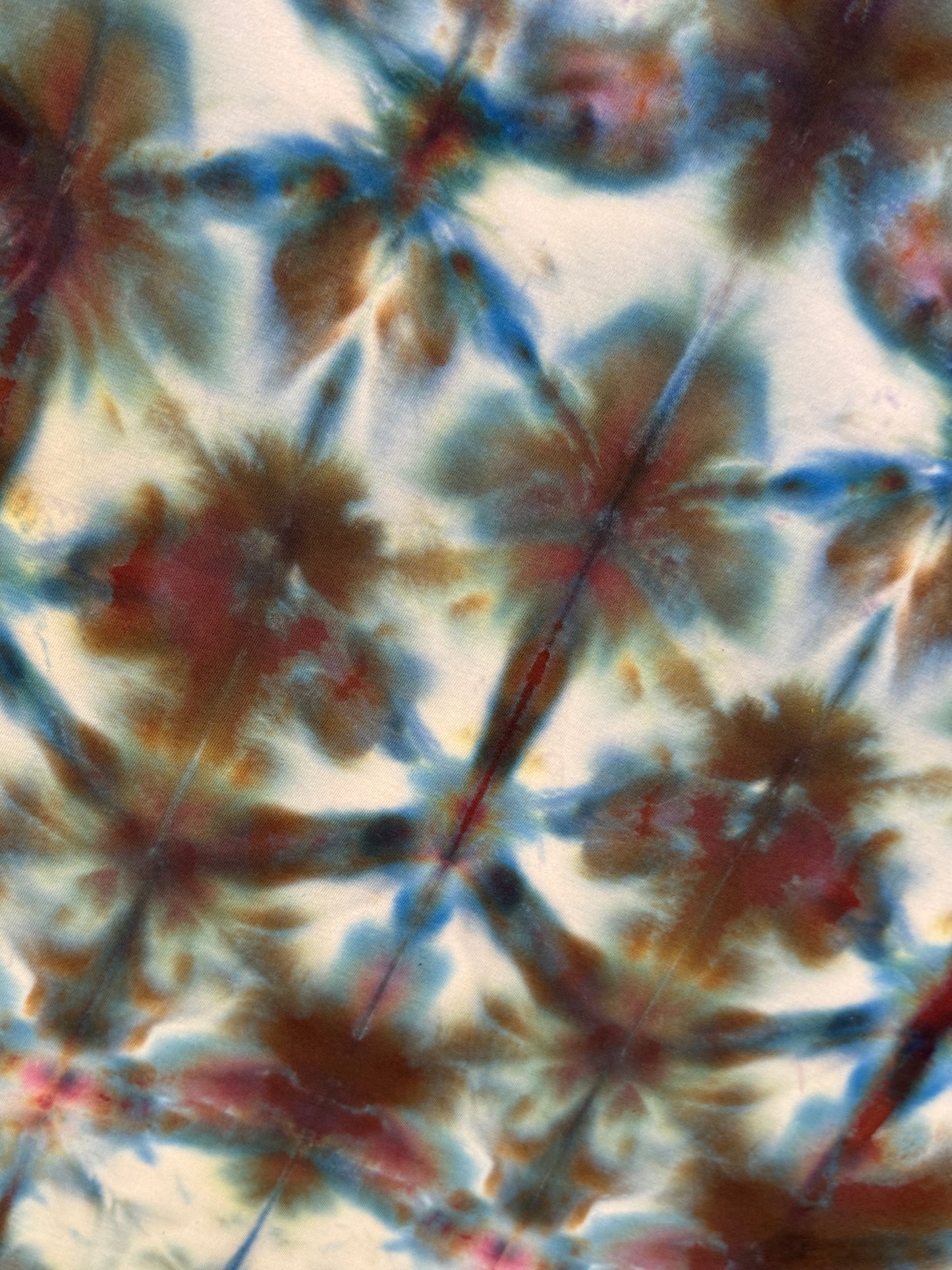 M - ice dyed black opal sekka shibori tee