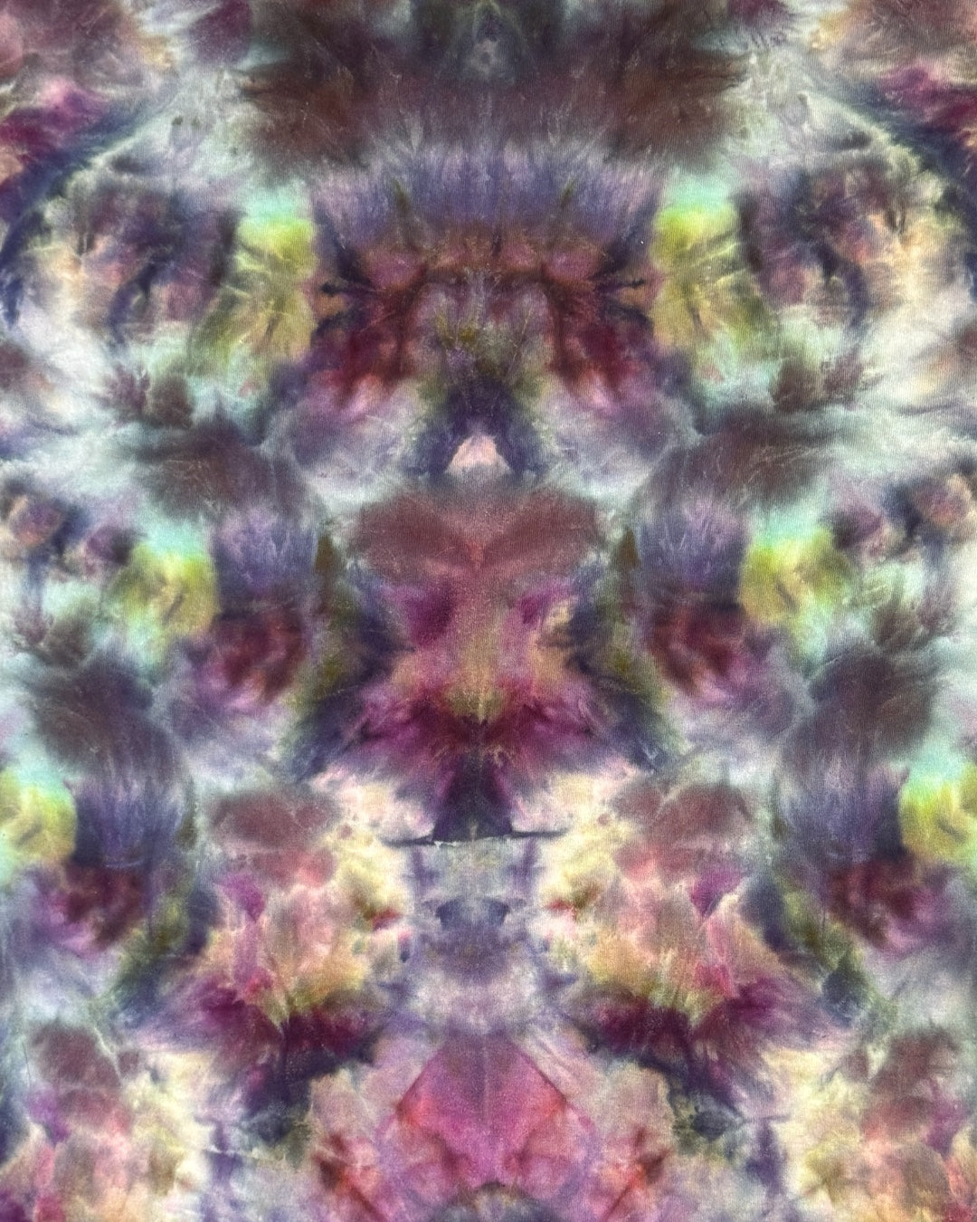 L - ice dyed interstellar cosmic mandala tee