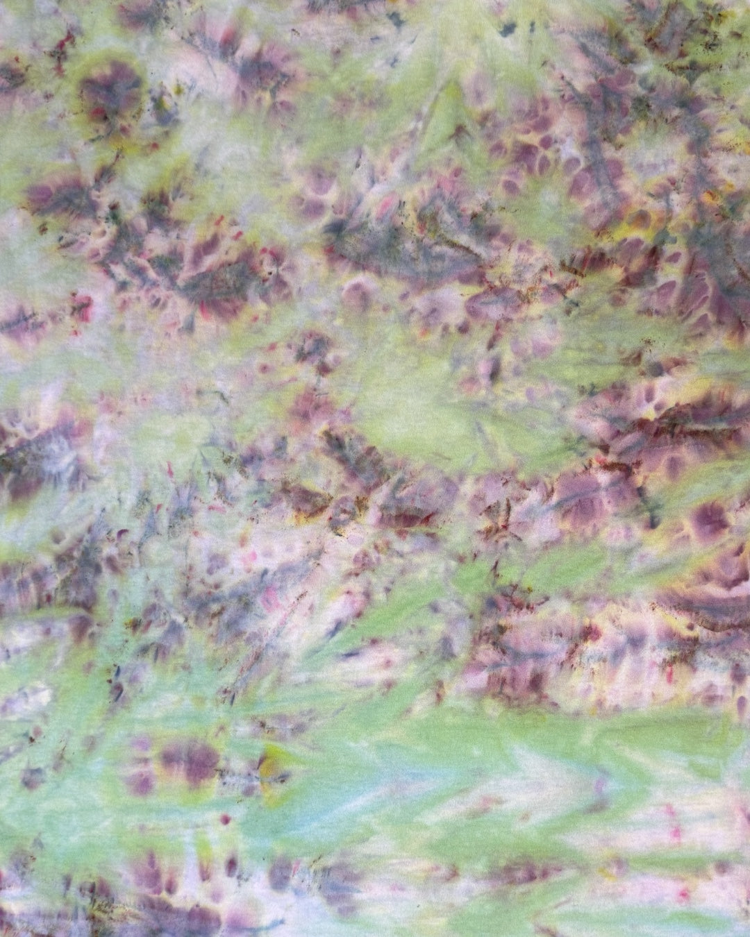 XXL - bubble ice dyed kaleidoscope eyes scrunch tee