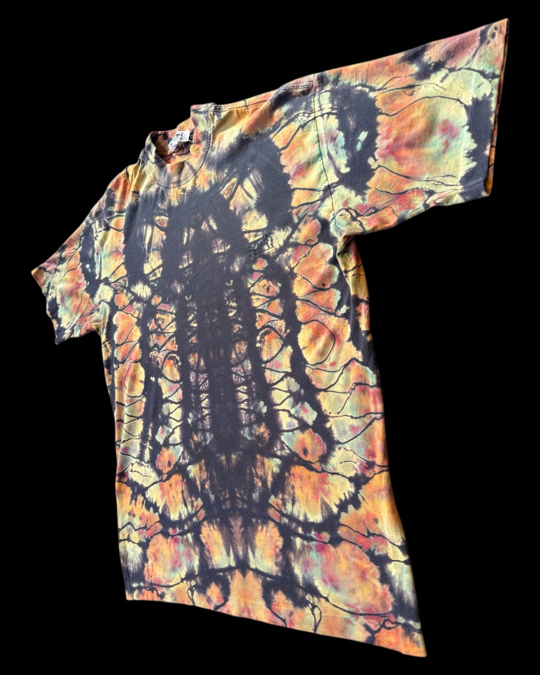 L - reversed ice dyed vintage Hermès tee