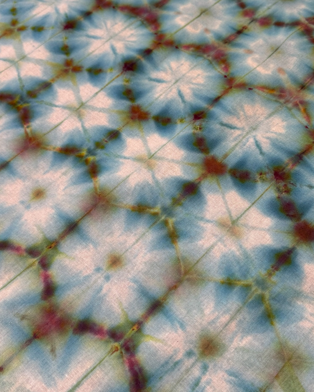 ice dyed sekka shibori mindbender x bandana