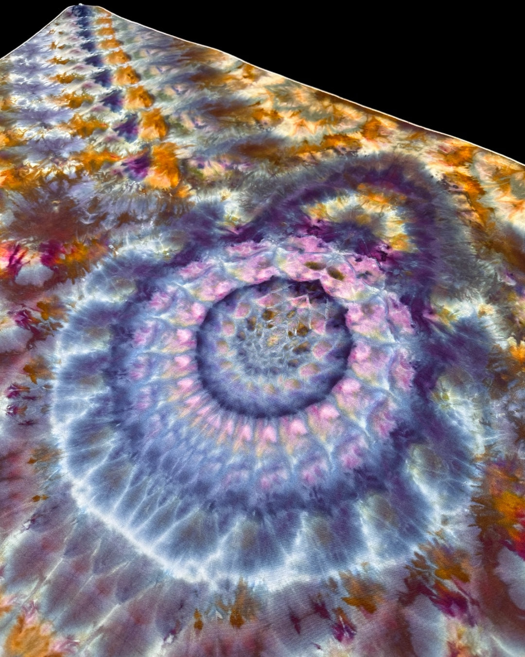 ice dyed cosmic mandala rayon tapestry