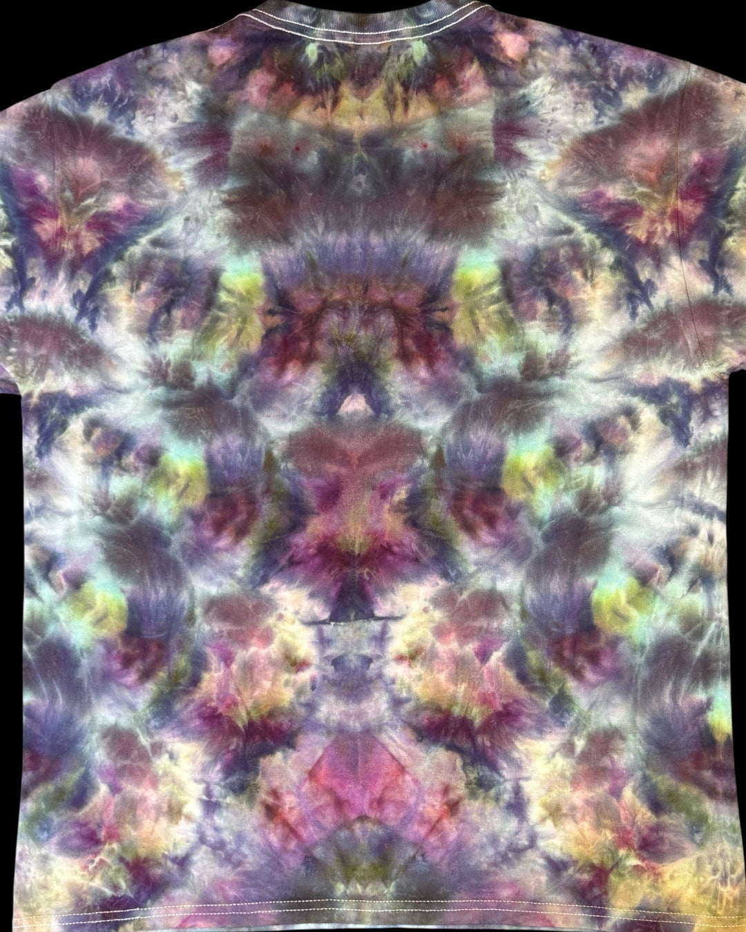 L - ice dyed interstellar cosmic mandala tee