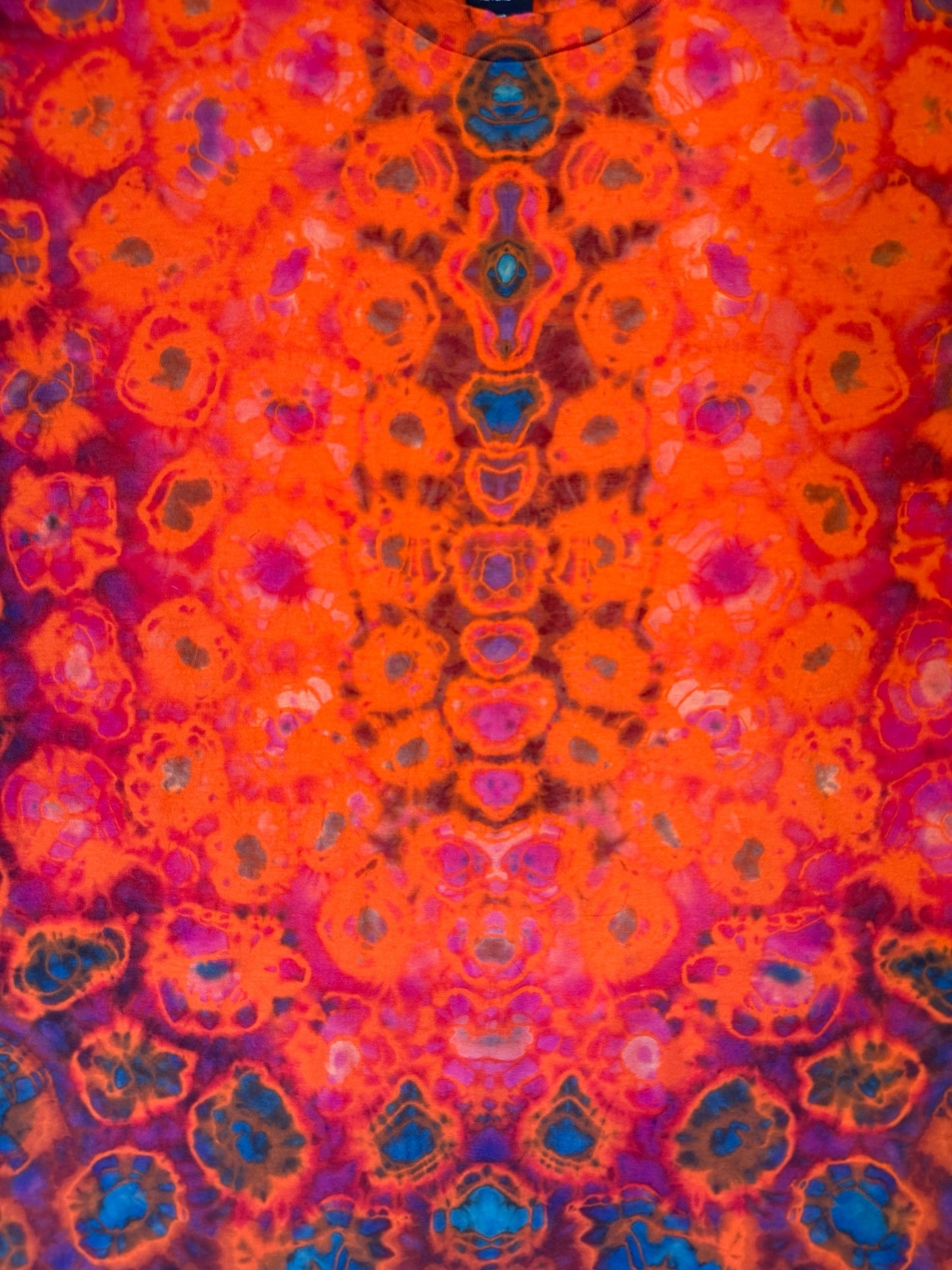 XL - orange reverse dyed kenney style tee