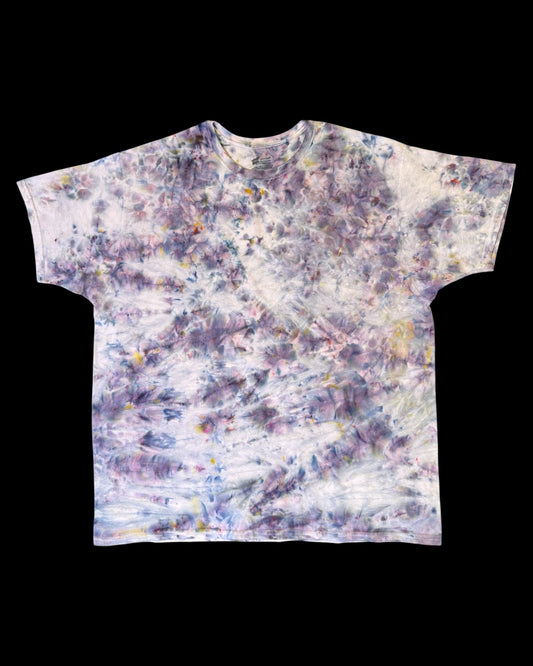 XXL - bubble ice dyed interstellar scrunch tee