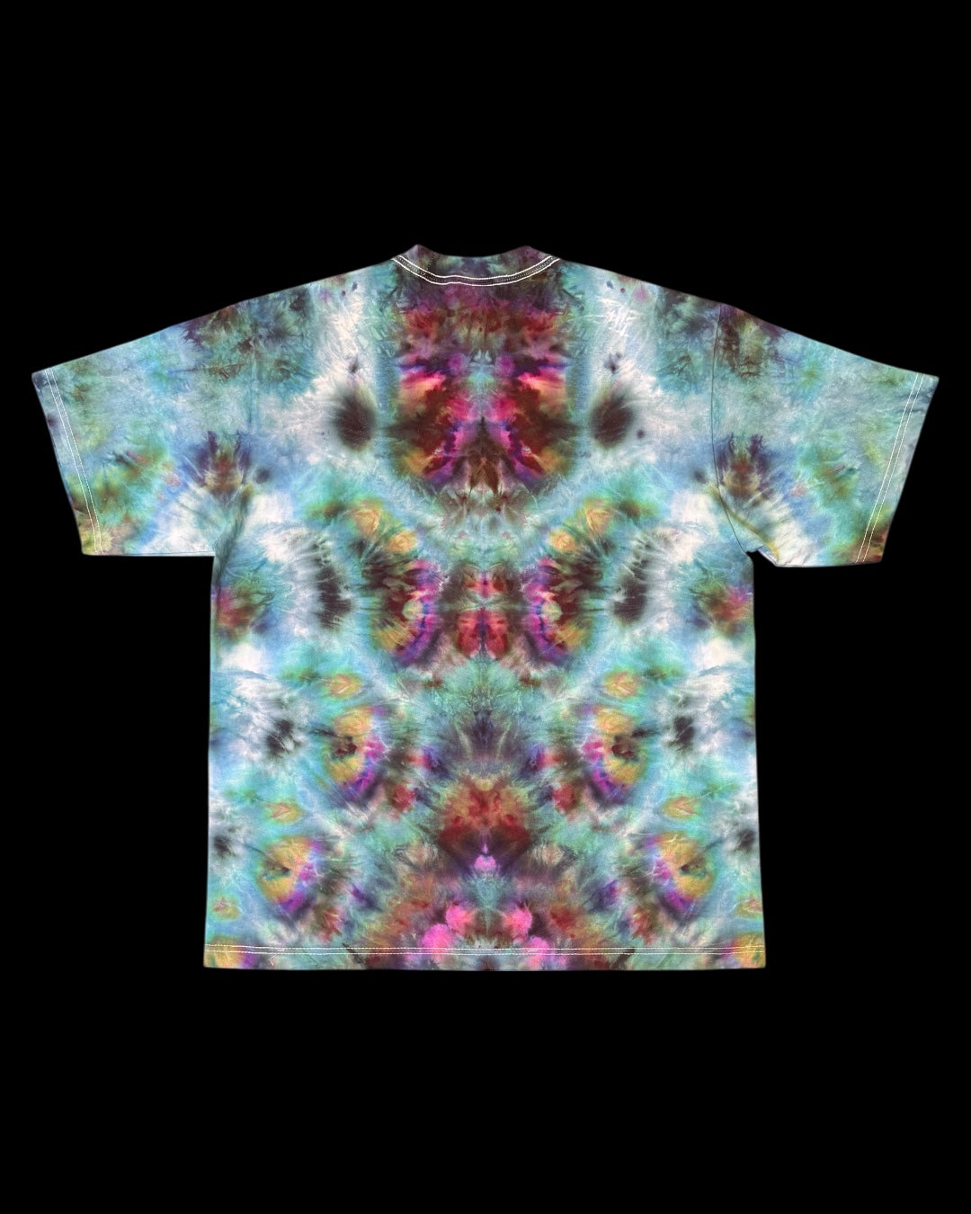 XL - ice dyed cosmic roll medallion tee