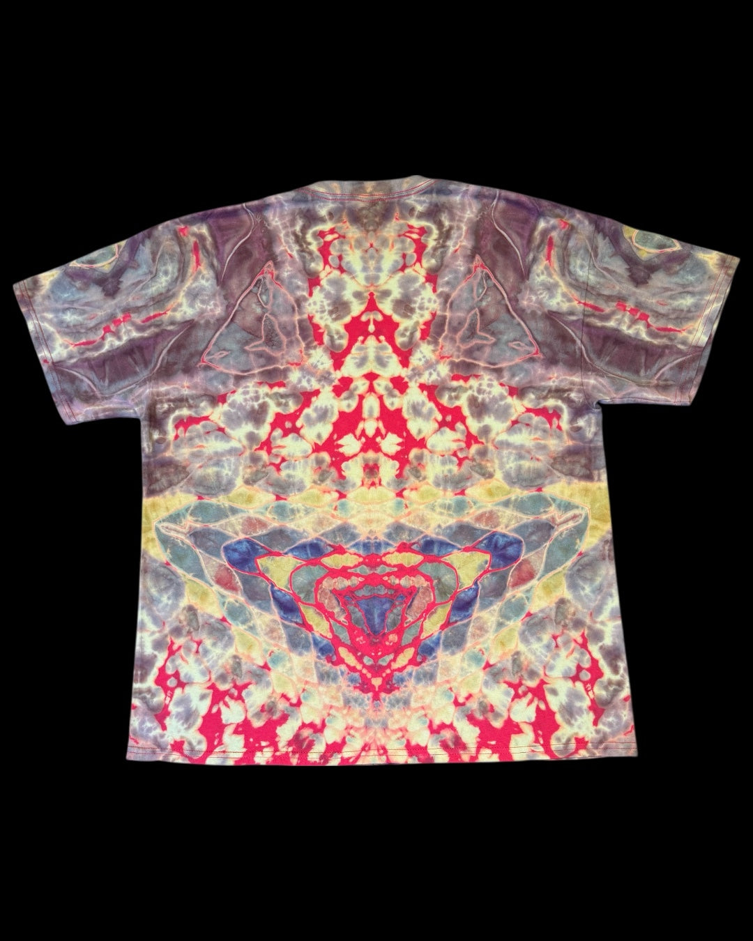 XL - red reverse dyed hexdala tee
