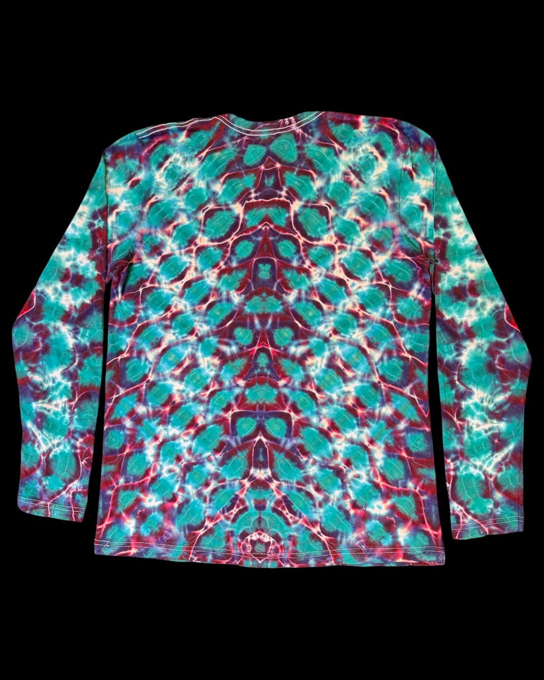 L - jade chevron long sleeve tee