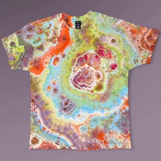XL - ice dyed geode tee