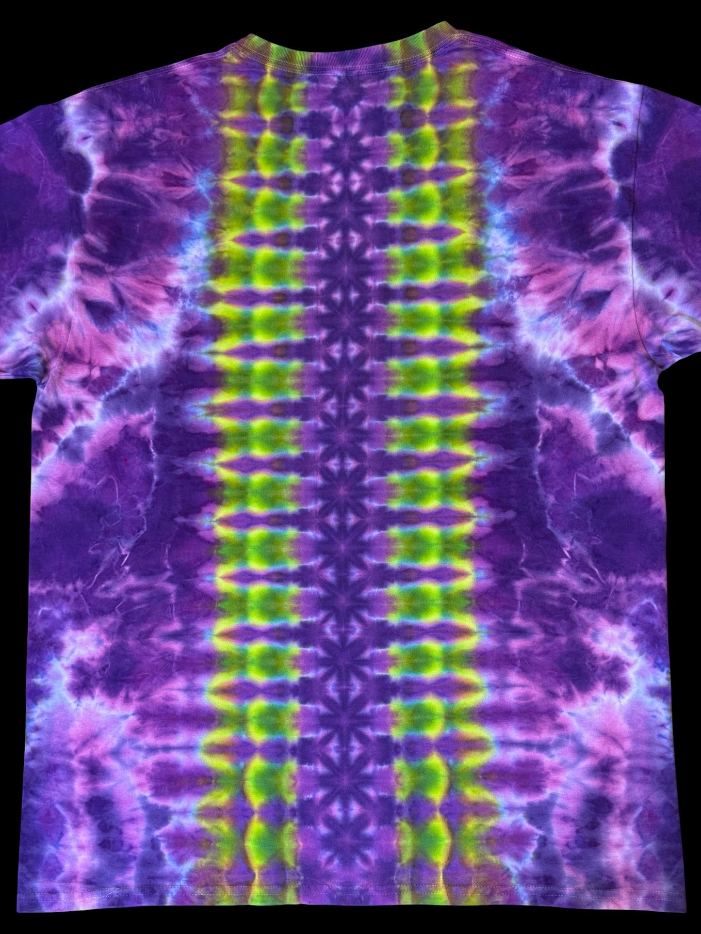 XL - lilac and lime mandala with klink spine tee