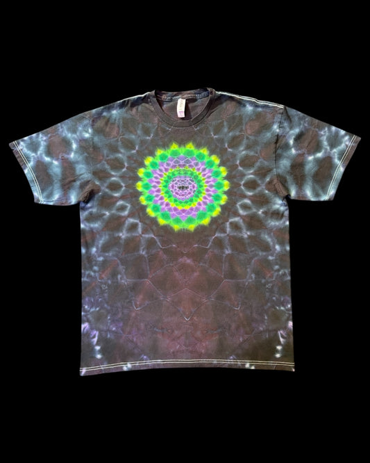 L - liquid front to back mandala tee