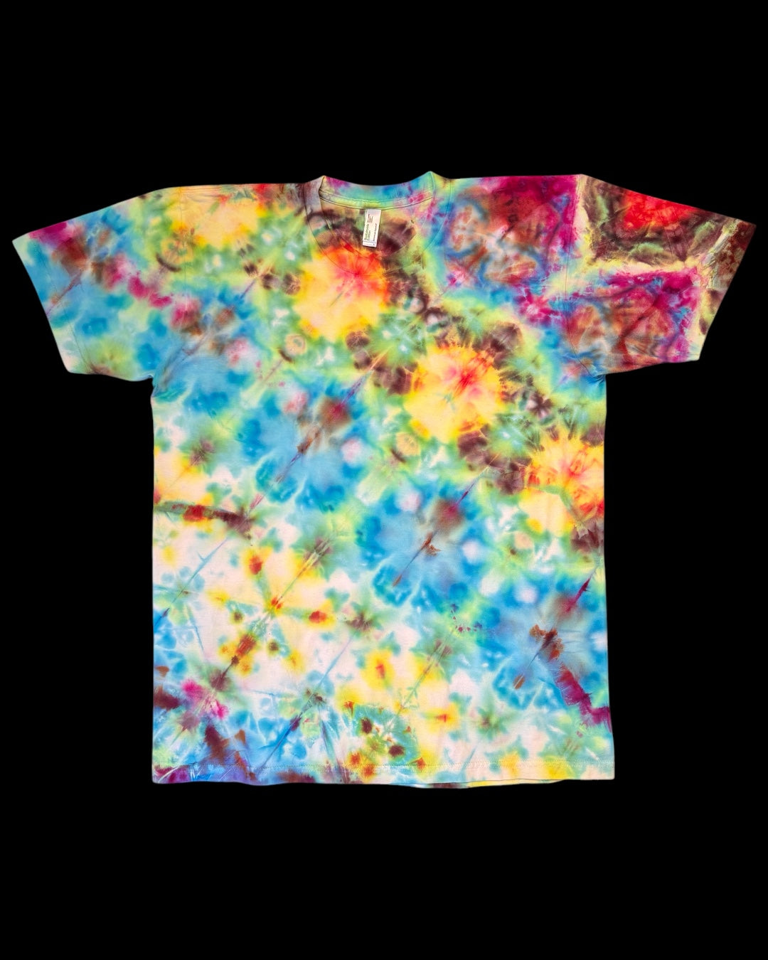 L - ice dyed modified glowing sekka shibori tee