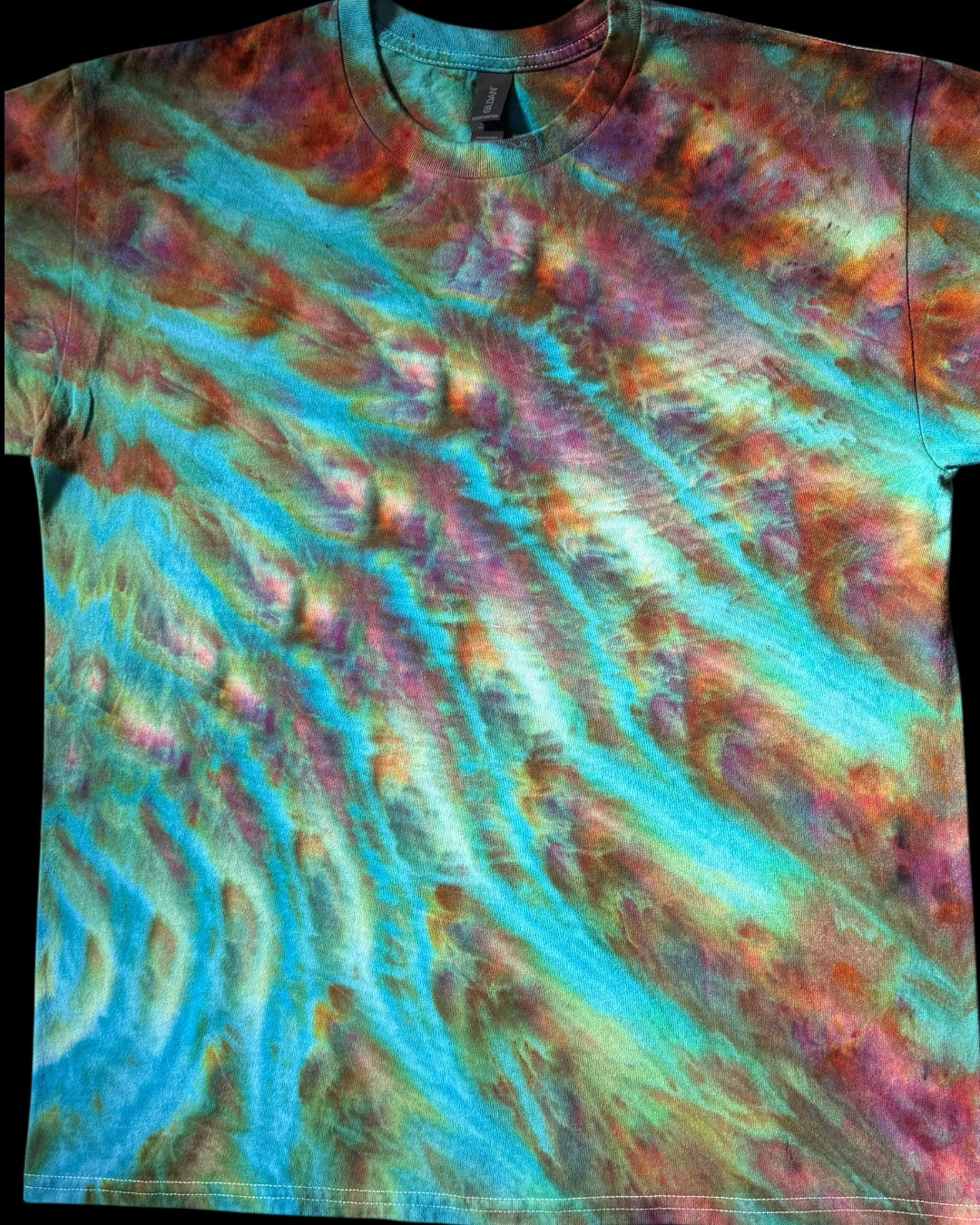 L - ice dyed mindbender x highlights cosmic roll tee