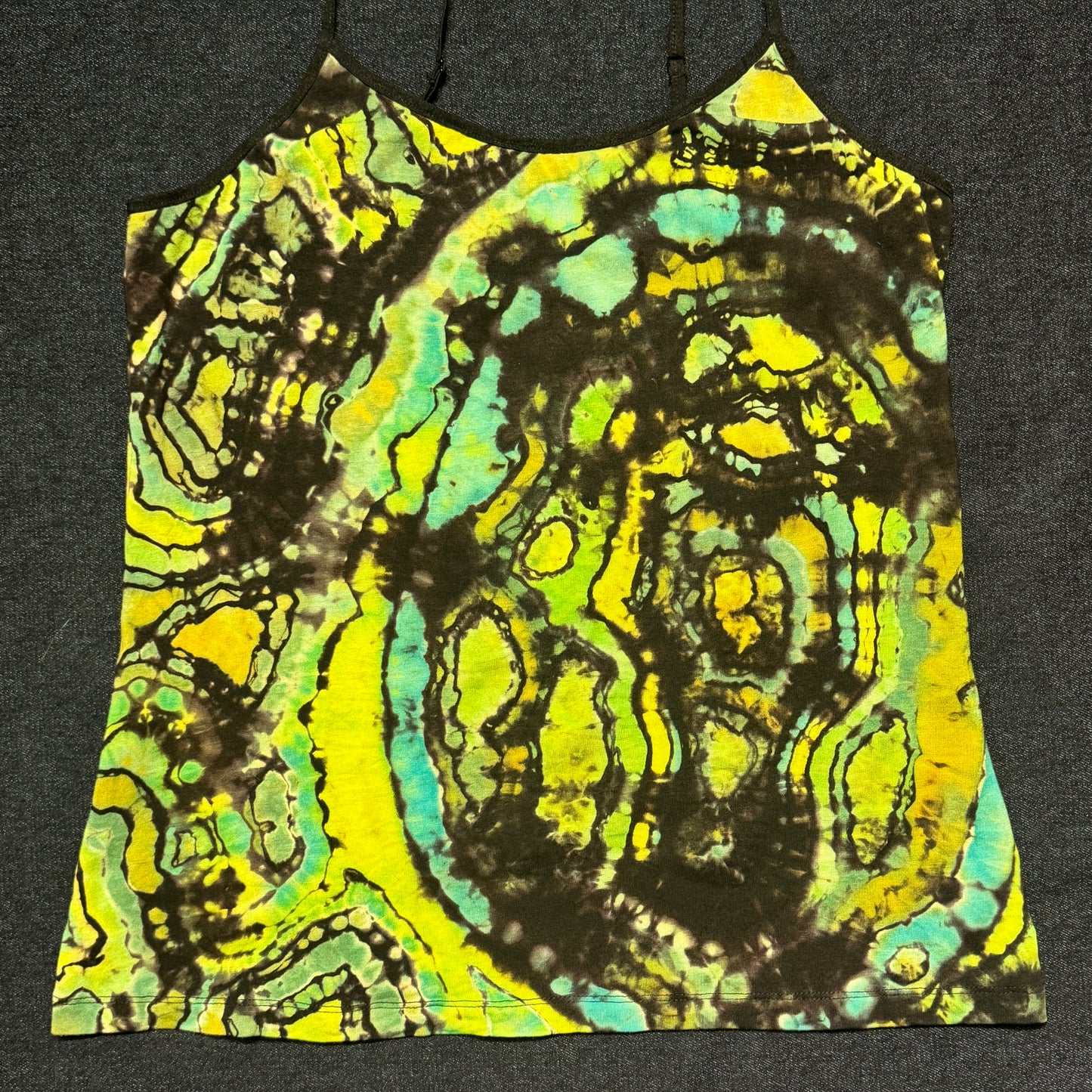 L - reverse dyed geode style cami