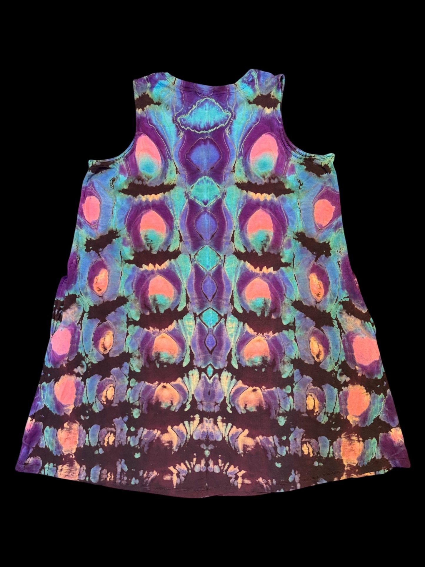 XXL - reverse dyed cosmic roll dress