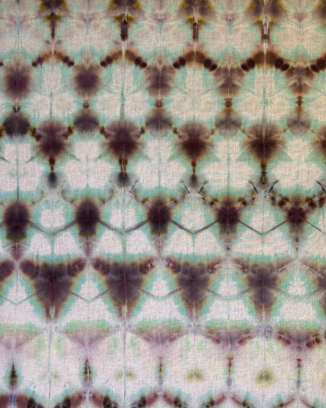 ice dyed shibori custom color iridescent bandana