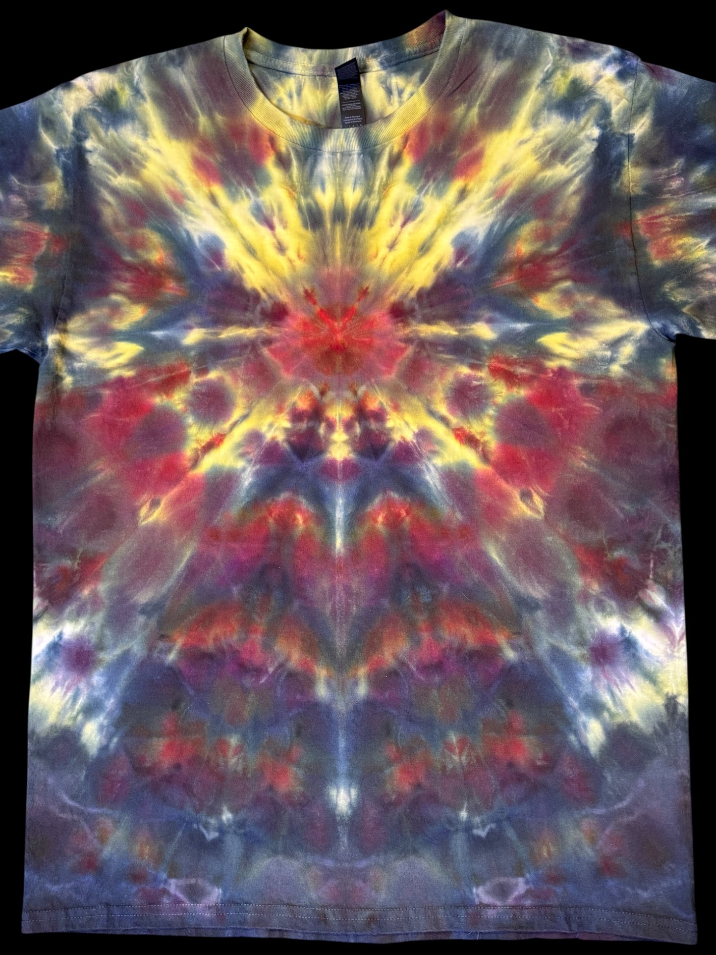 L - ice dyed big bang tee