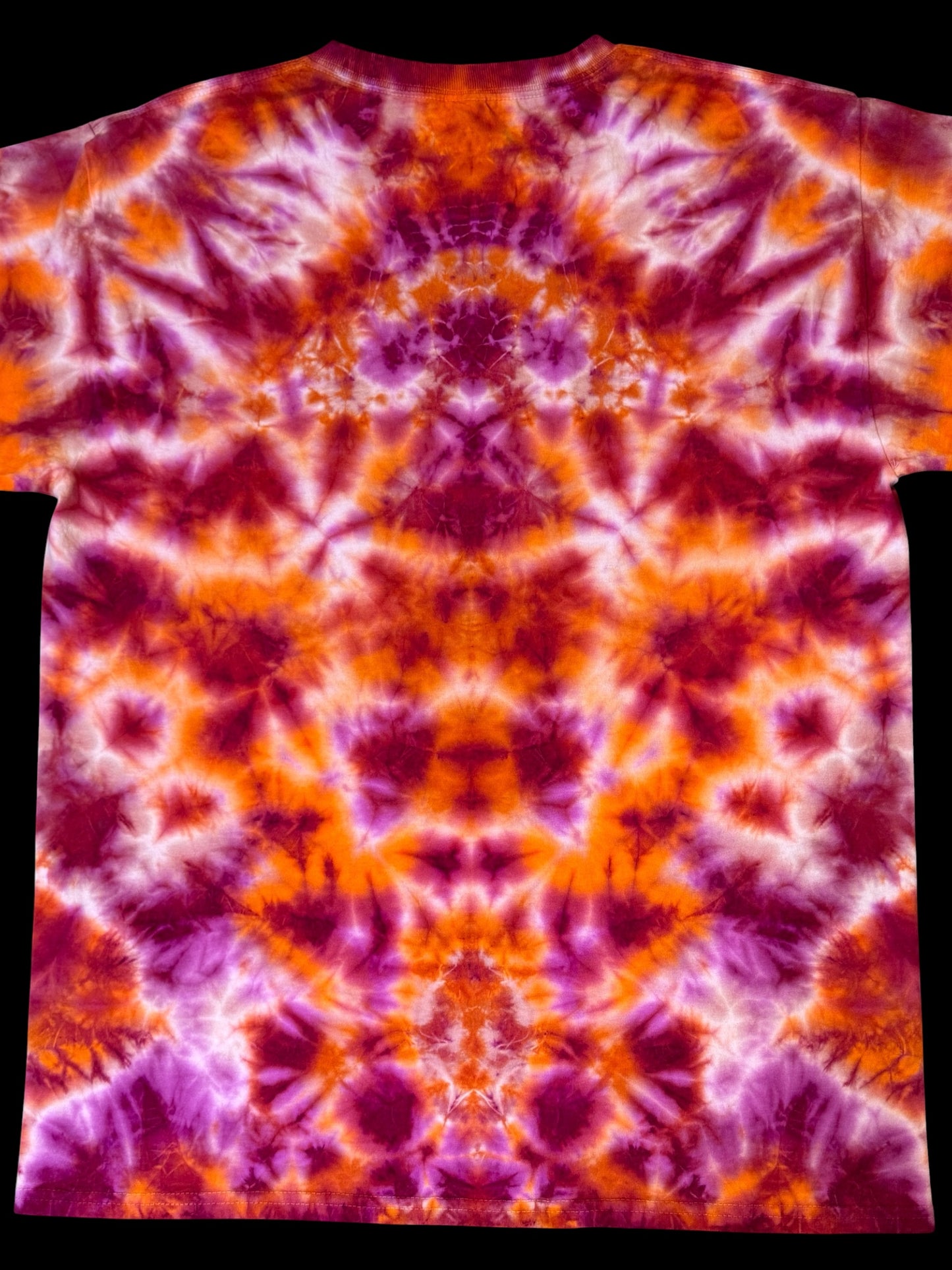 L - electric blue mandala tee