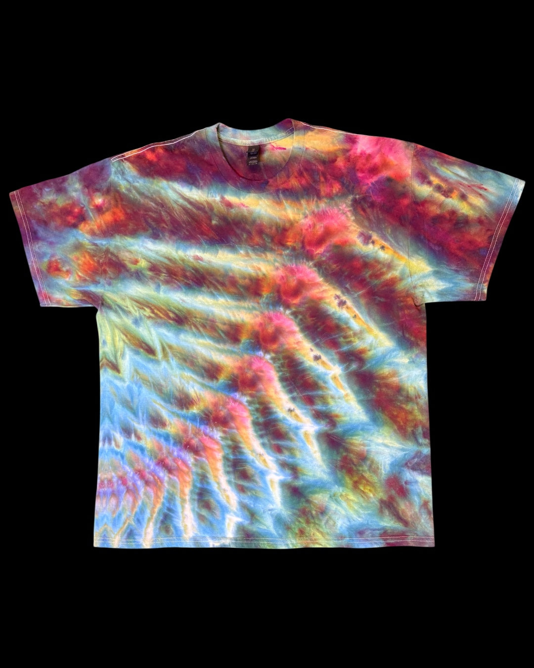 XL - ice dyed mindbender warrior princess cosmic roll tee