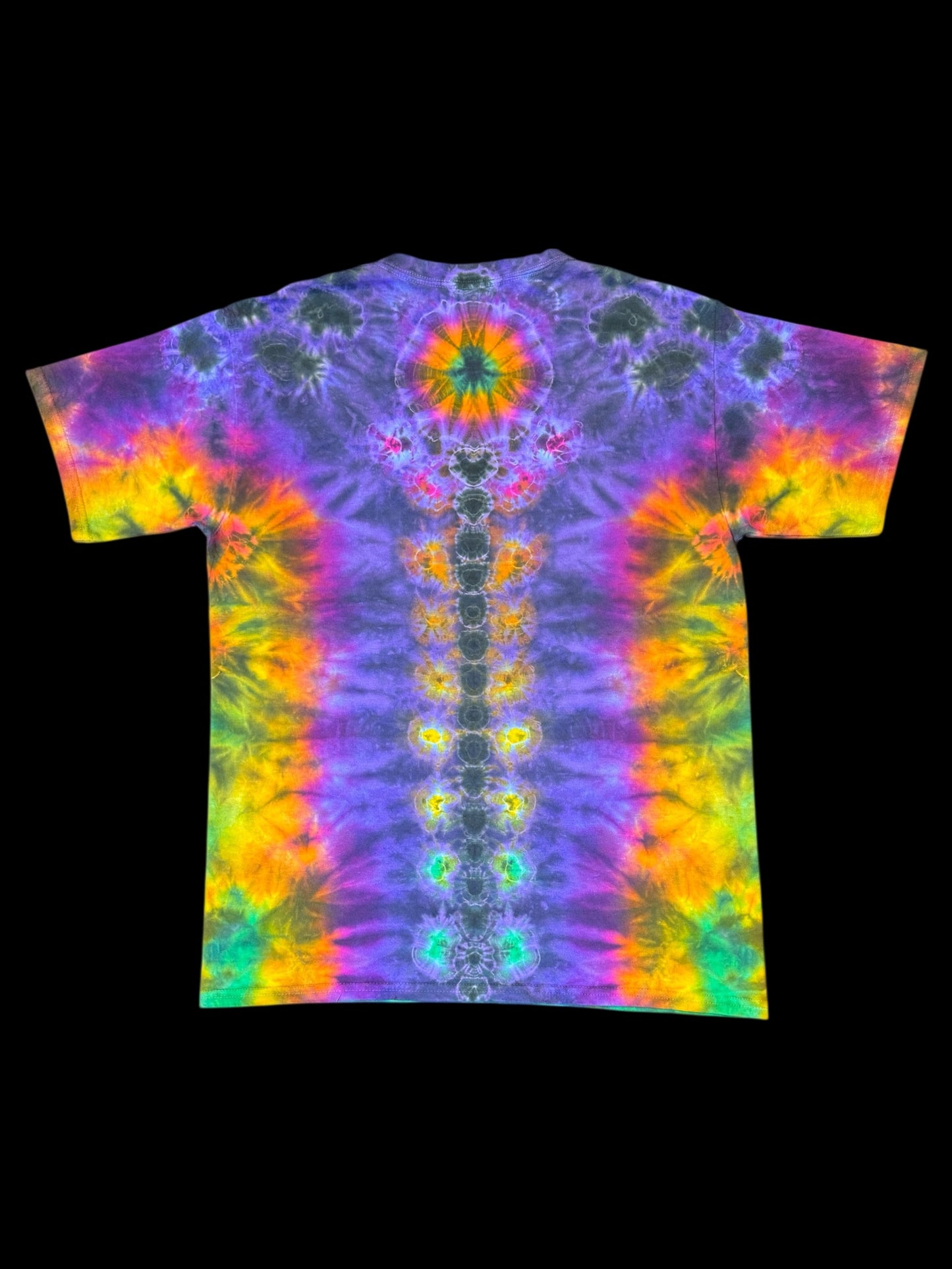 L - olive rainbows kenney style tee