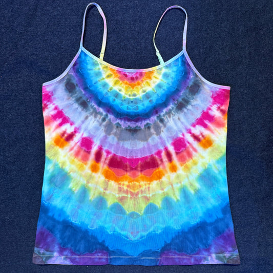 L - double rainbow mandala cami