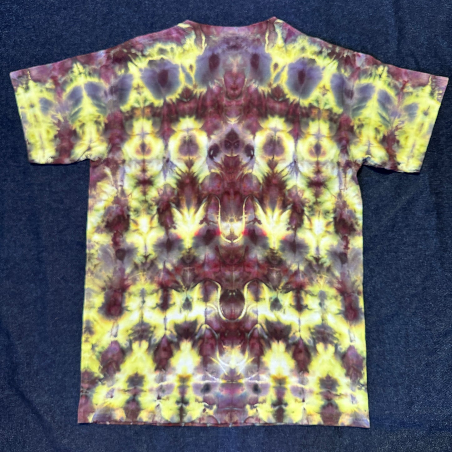 M - ronstar style pleat ice dyed tee