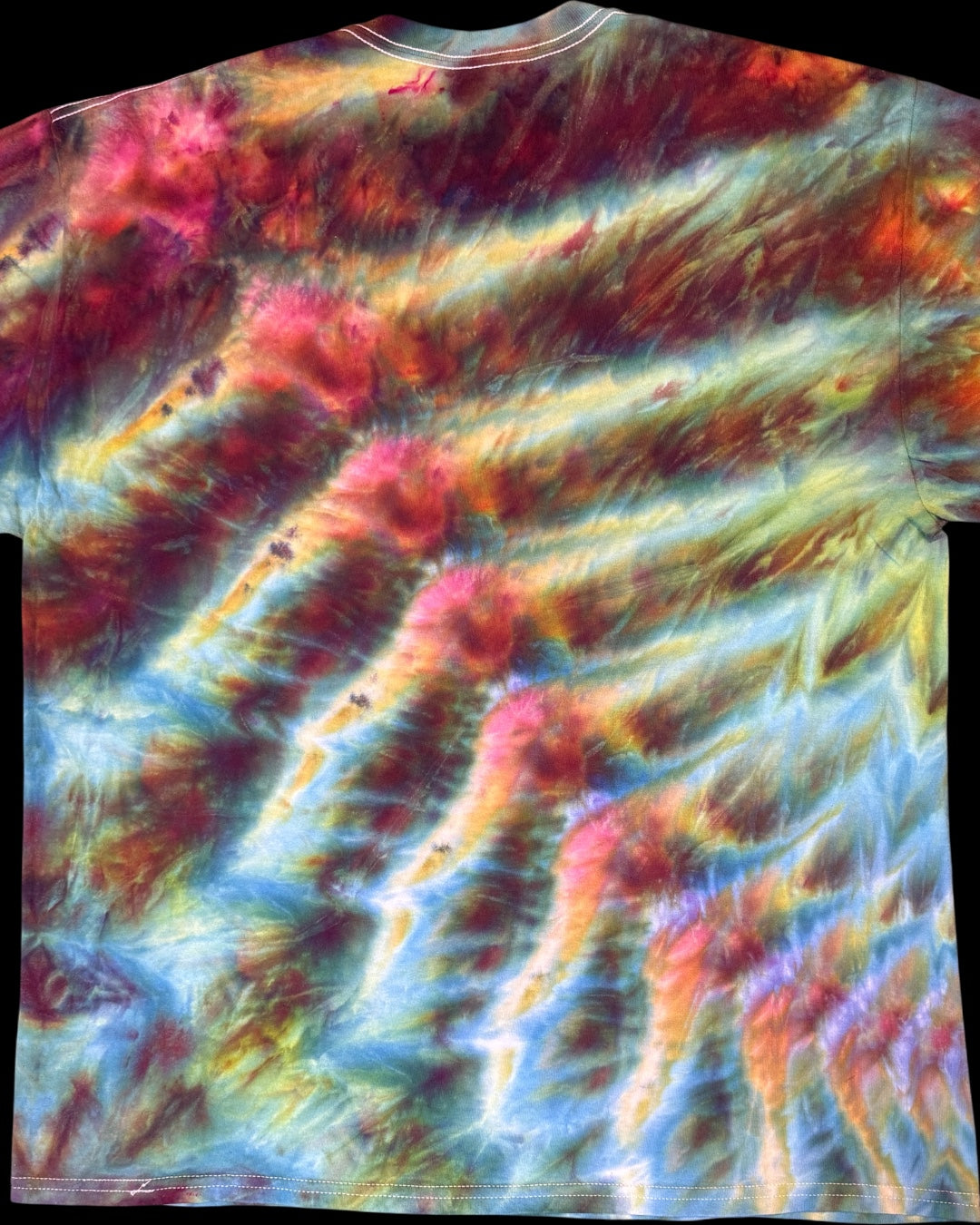 XL - ice dyed mindbender warrior princess cosmic roll tee