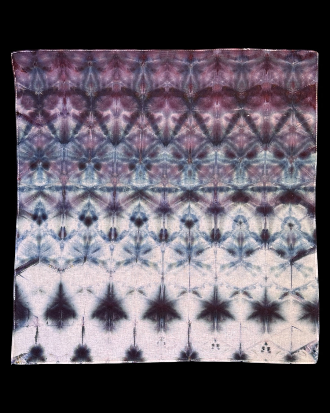 ice dyed interstellar sekka shibori bandana