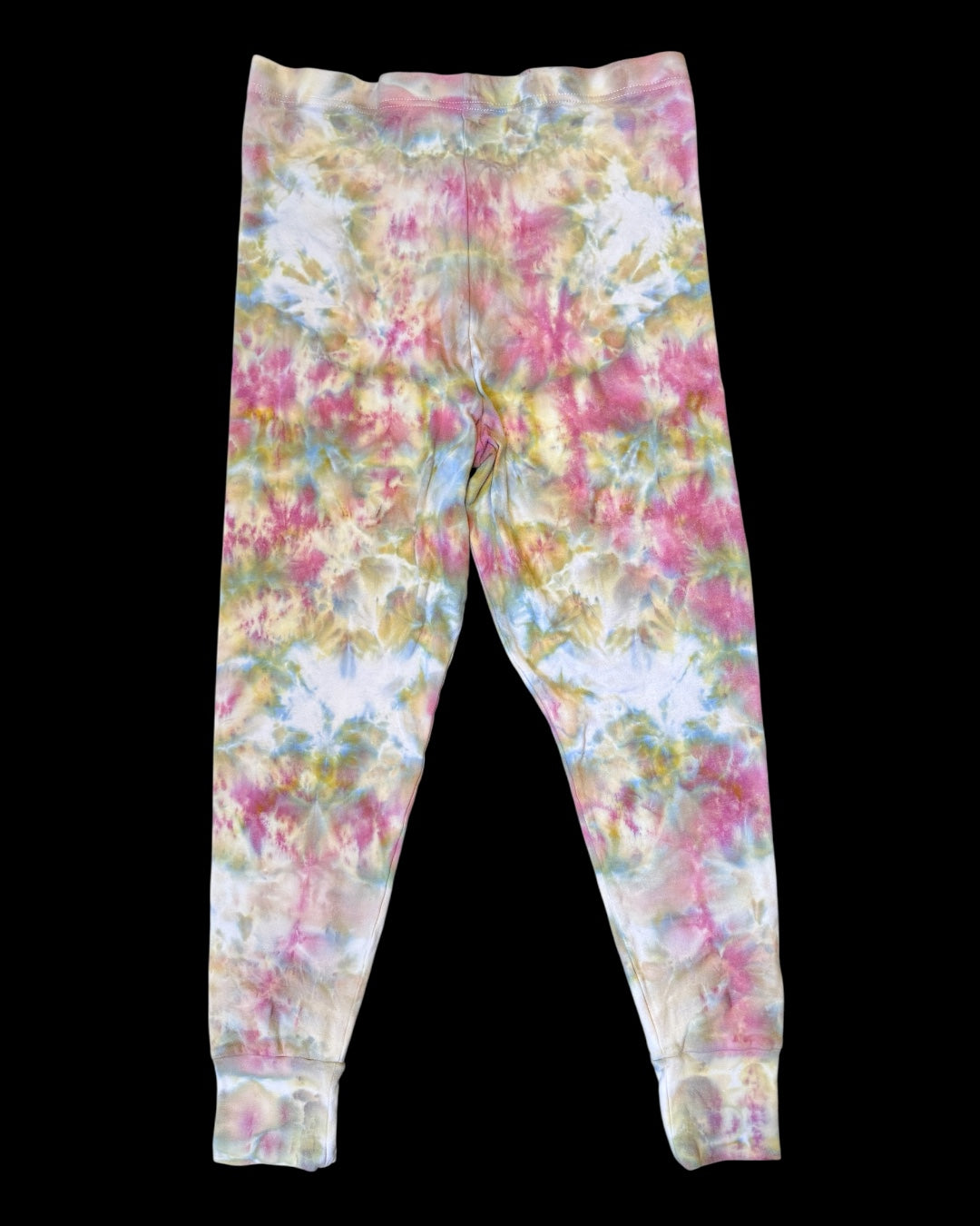 XL - ice dyed scrunched leggings