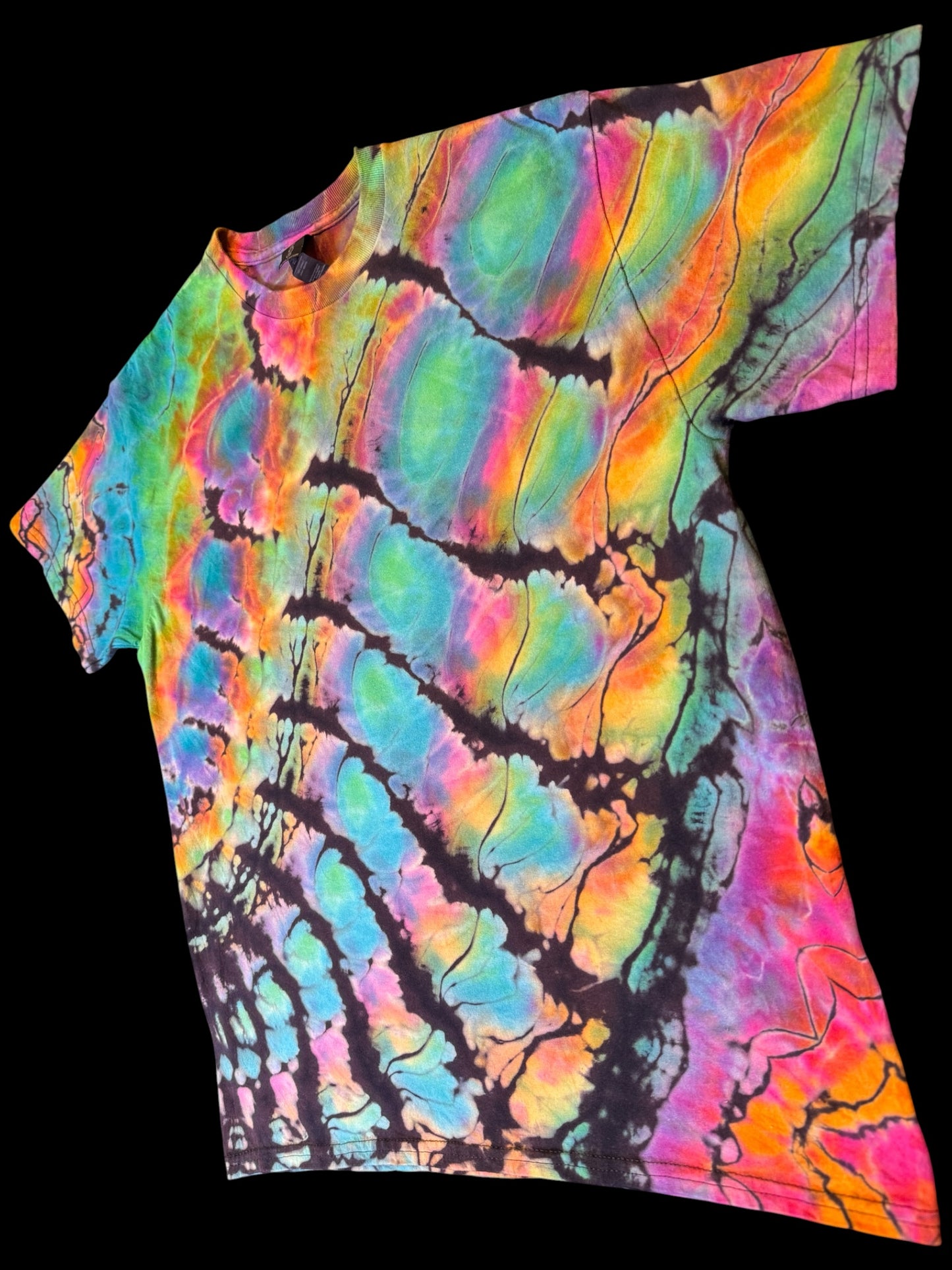 M - reverse dyed rainbow cosmic roll
