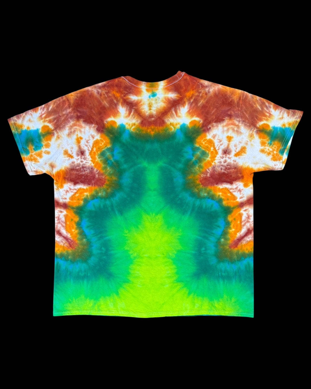 XXL - experimental color mandala tee