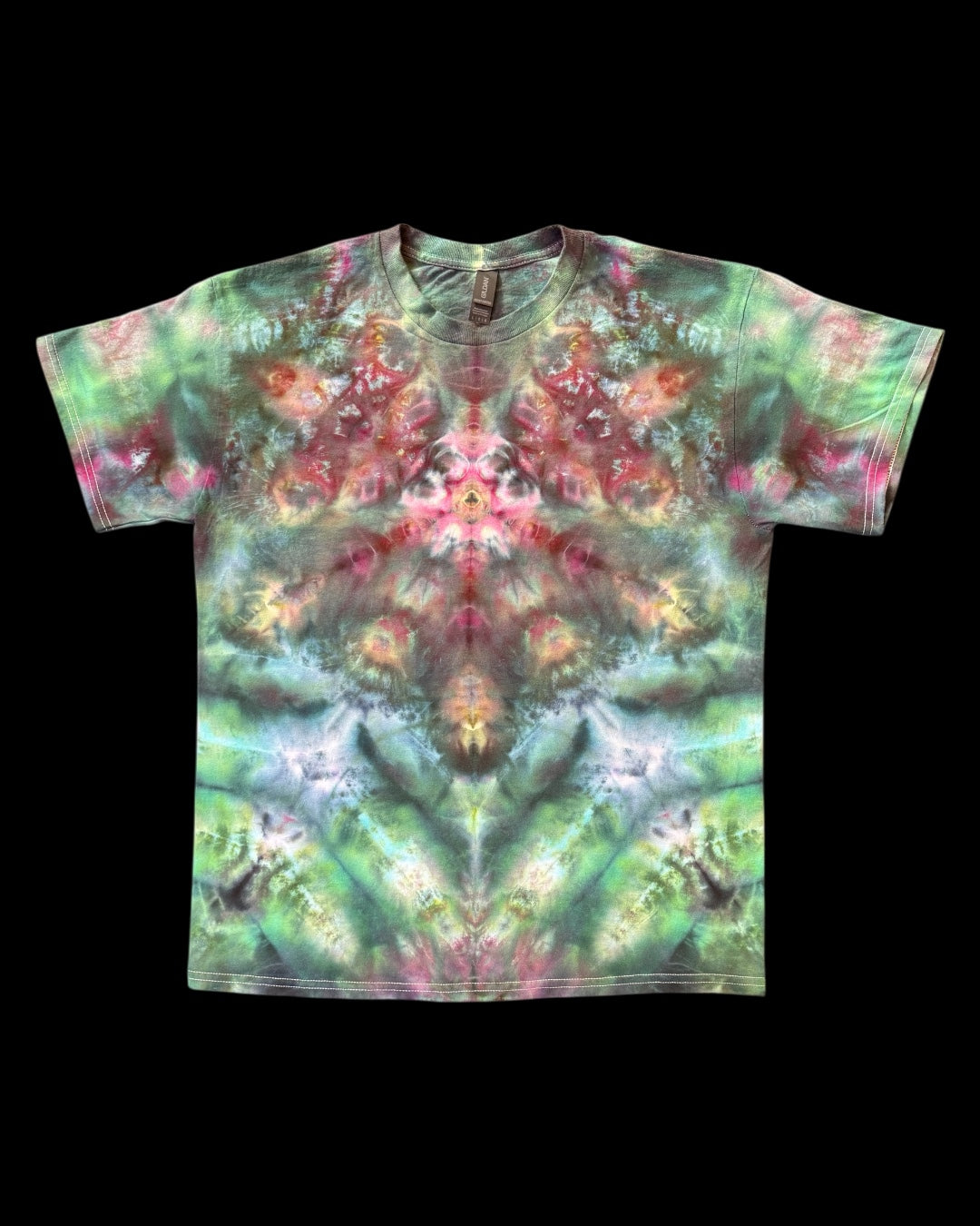 L - ice dyed hexdala tee