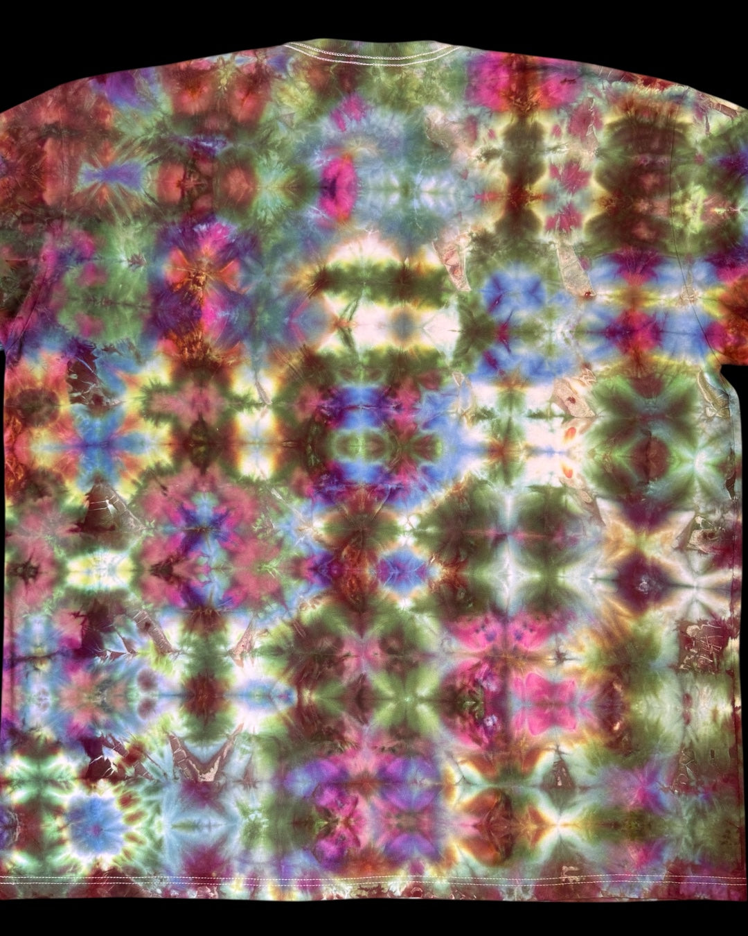 XXXXL - ice dyed glitchy glitch tee