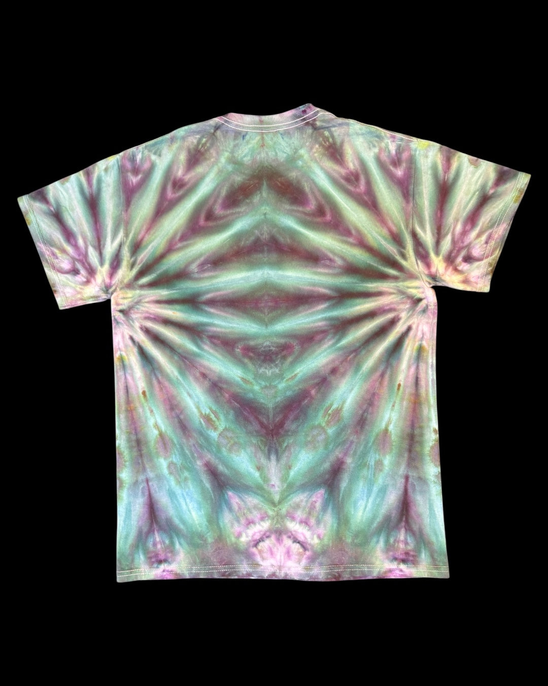 M - gravity ice dyed ‘avalon’ fan fold tee