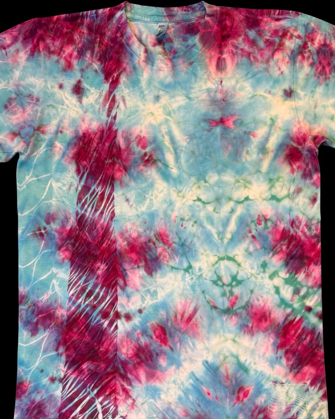 L - “misfits” series twice fried and ice dyed tee